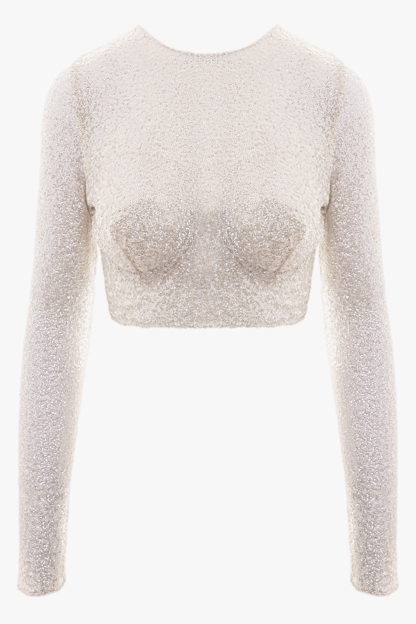 Sequins Crop Top made by Aureliana