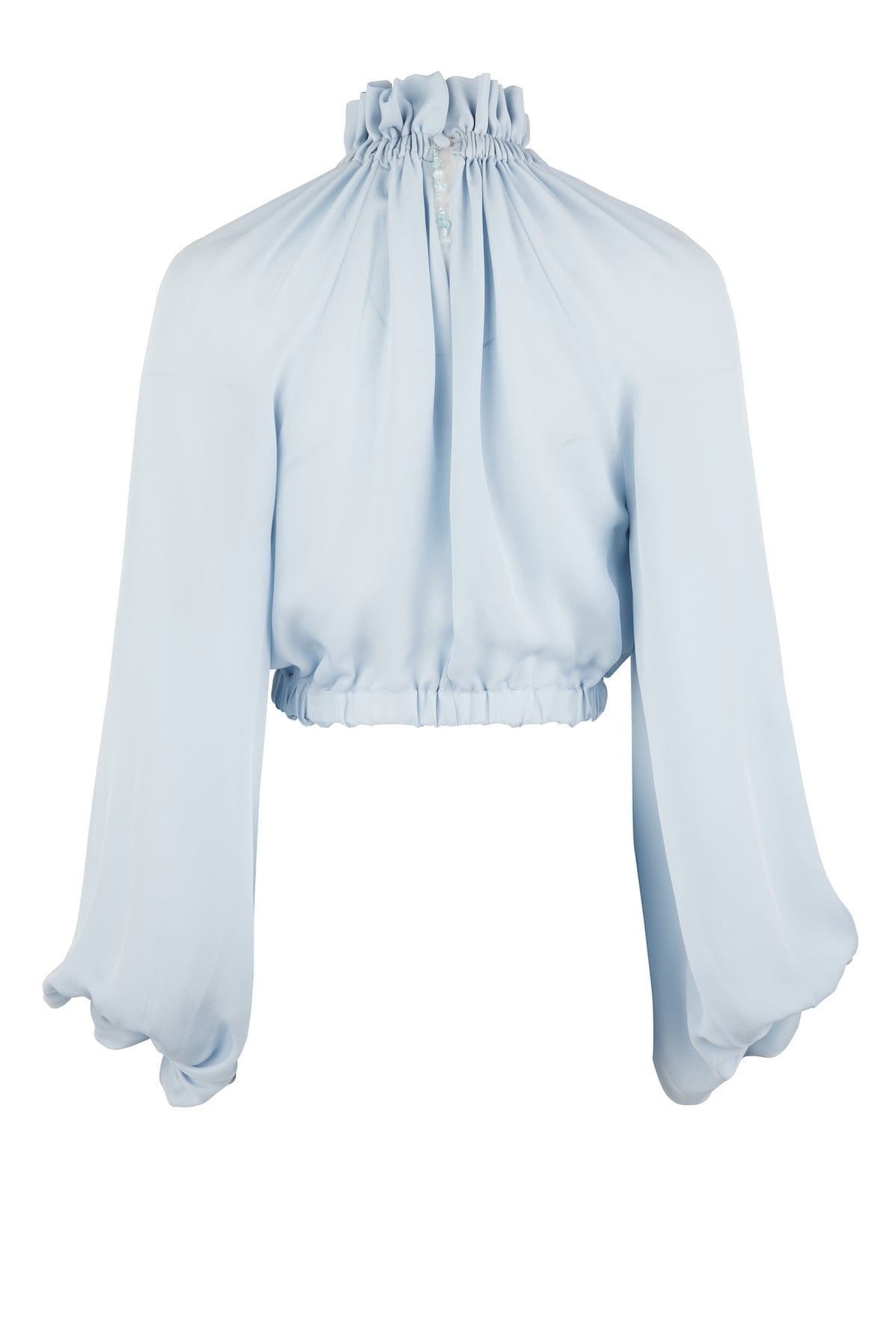 Nero Ruffled Top - Blue made by Francesca Miranda