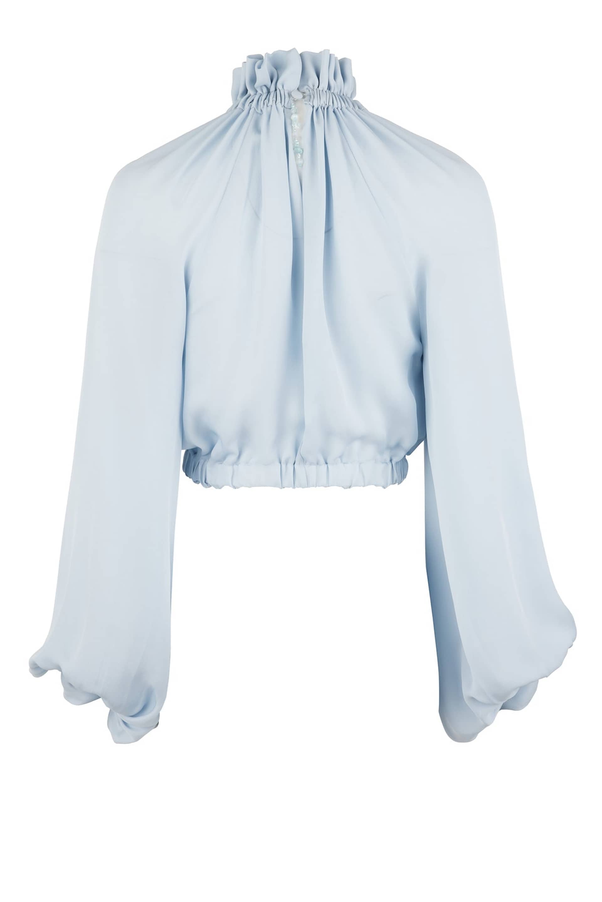 Nero Ruffled Top - Blue made by Francesca Miranda