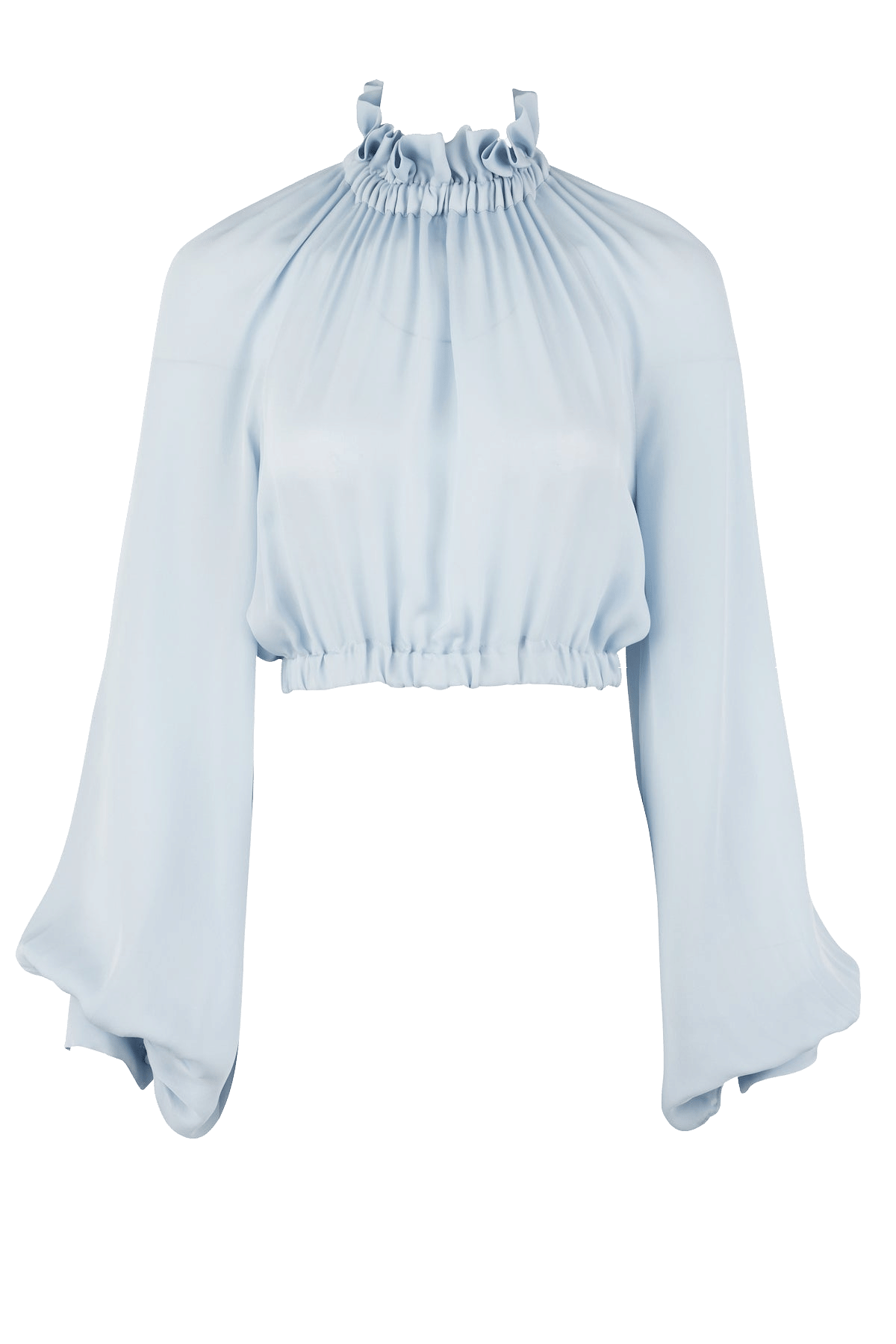 Nero Ruffled Top - Blue made by Francesca Miranda
