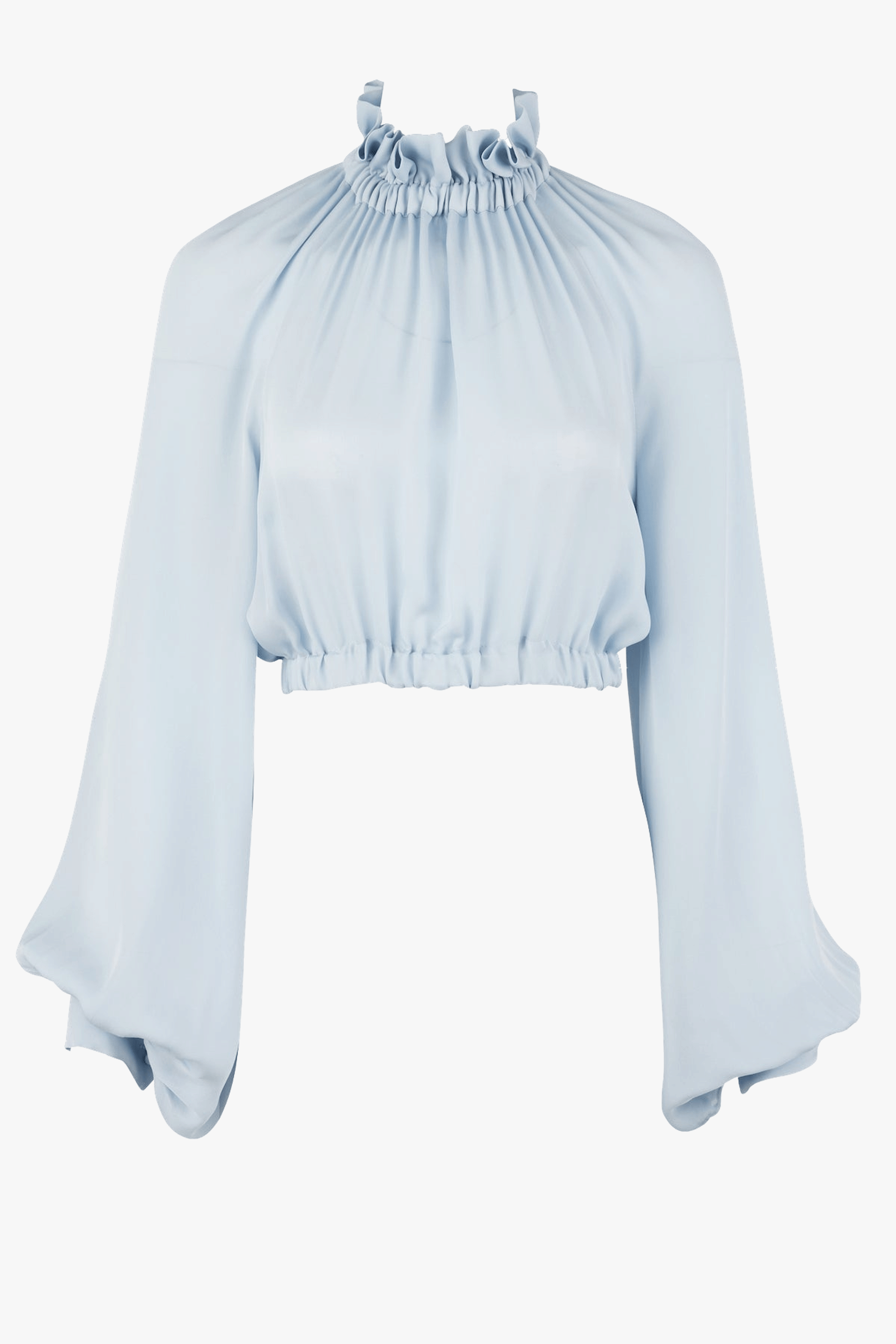 Nero Ruffled Top - Blue made by Francesca Miranda