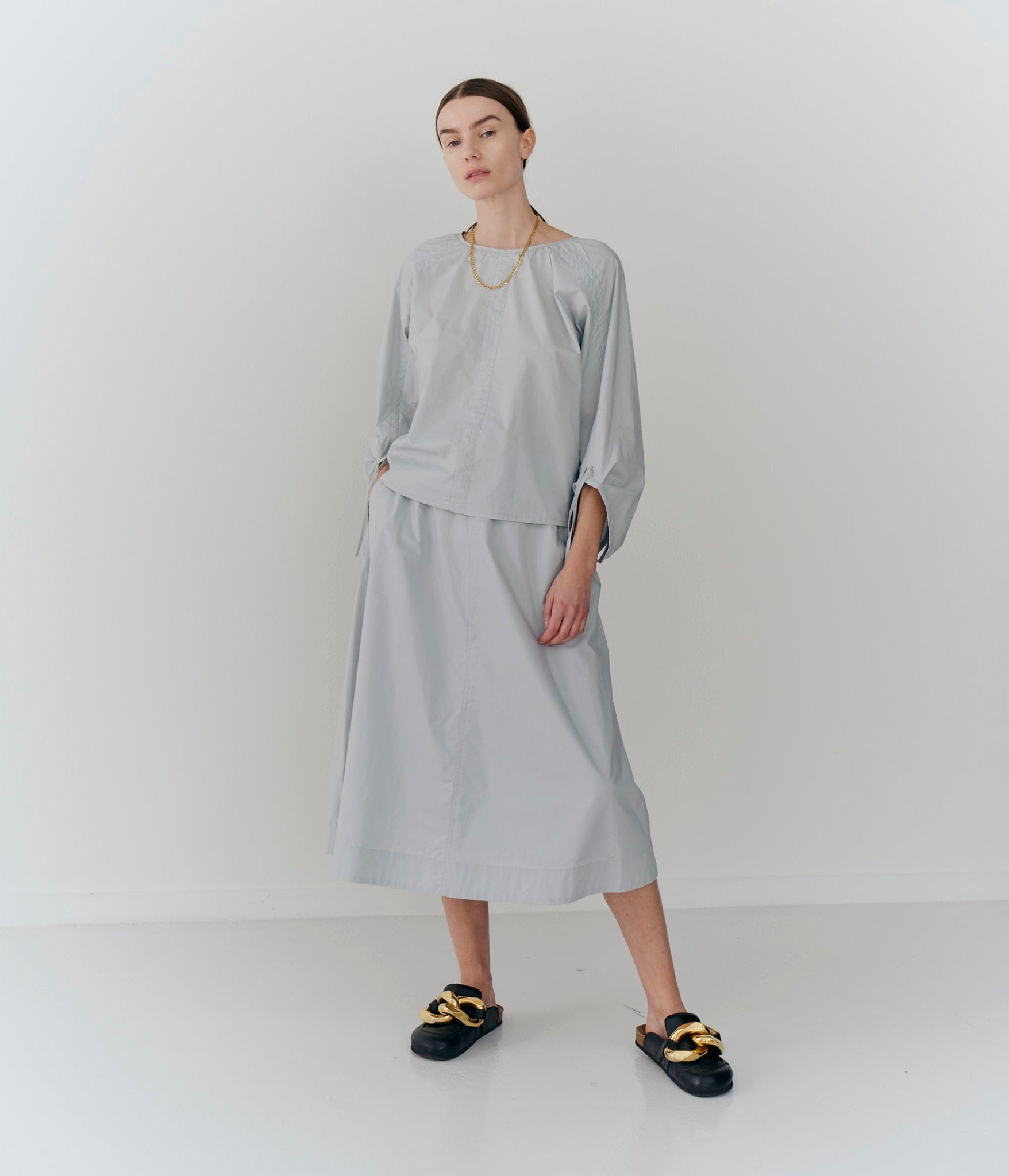Berna  Skirt - Dust Blue made by HERSKIND