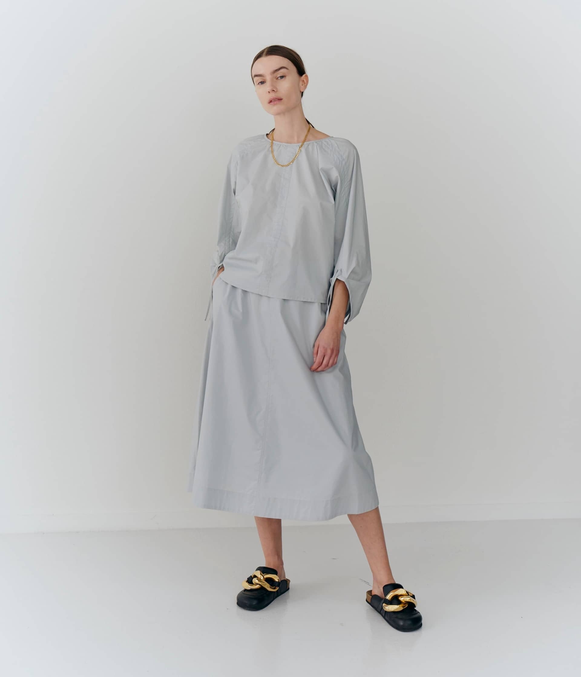 Berna Skirt - Dust Blue made by HERSKIND