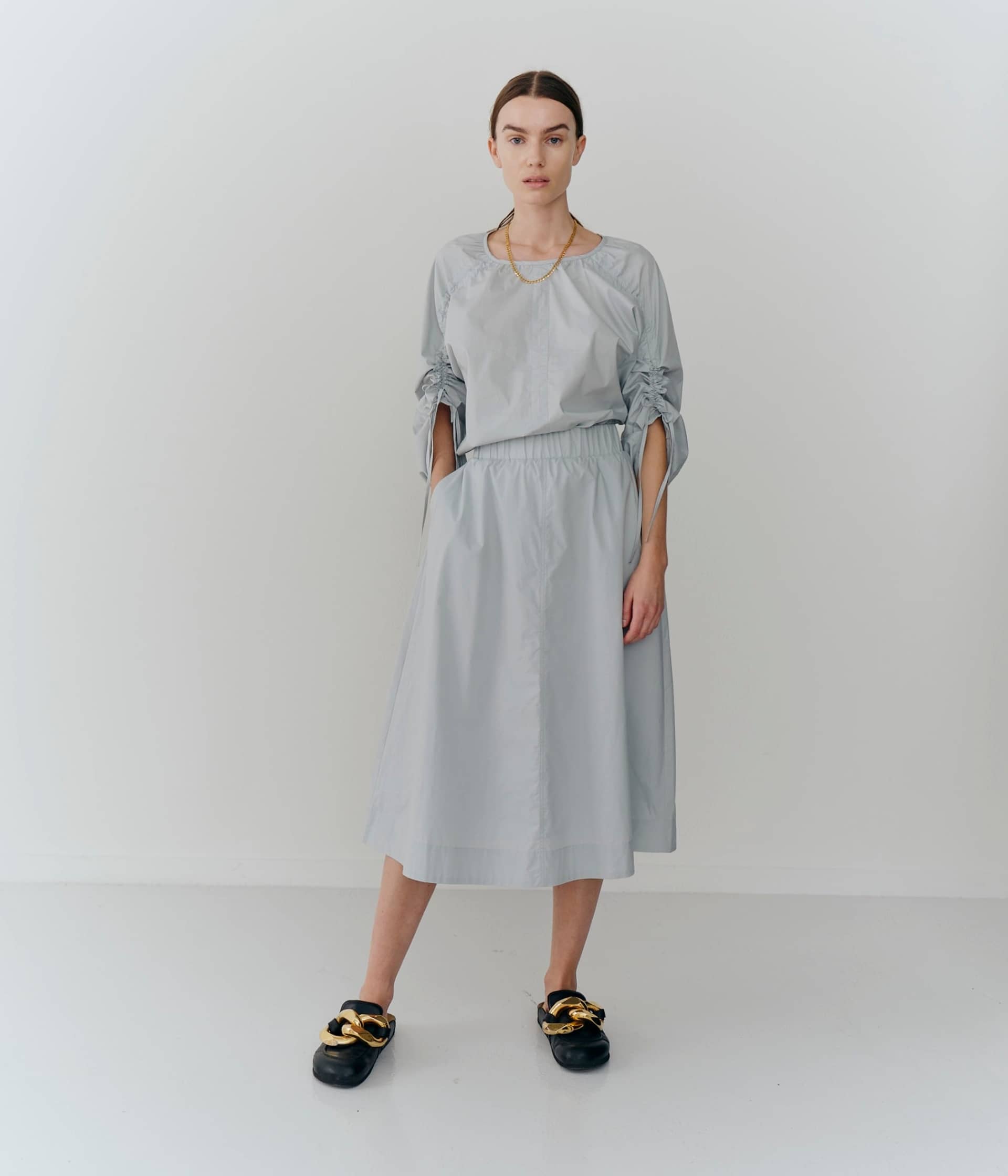 Berna Skirt - Dust Blue made by HERSKIND