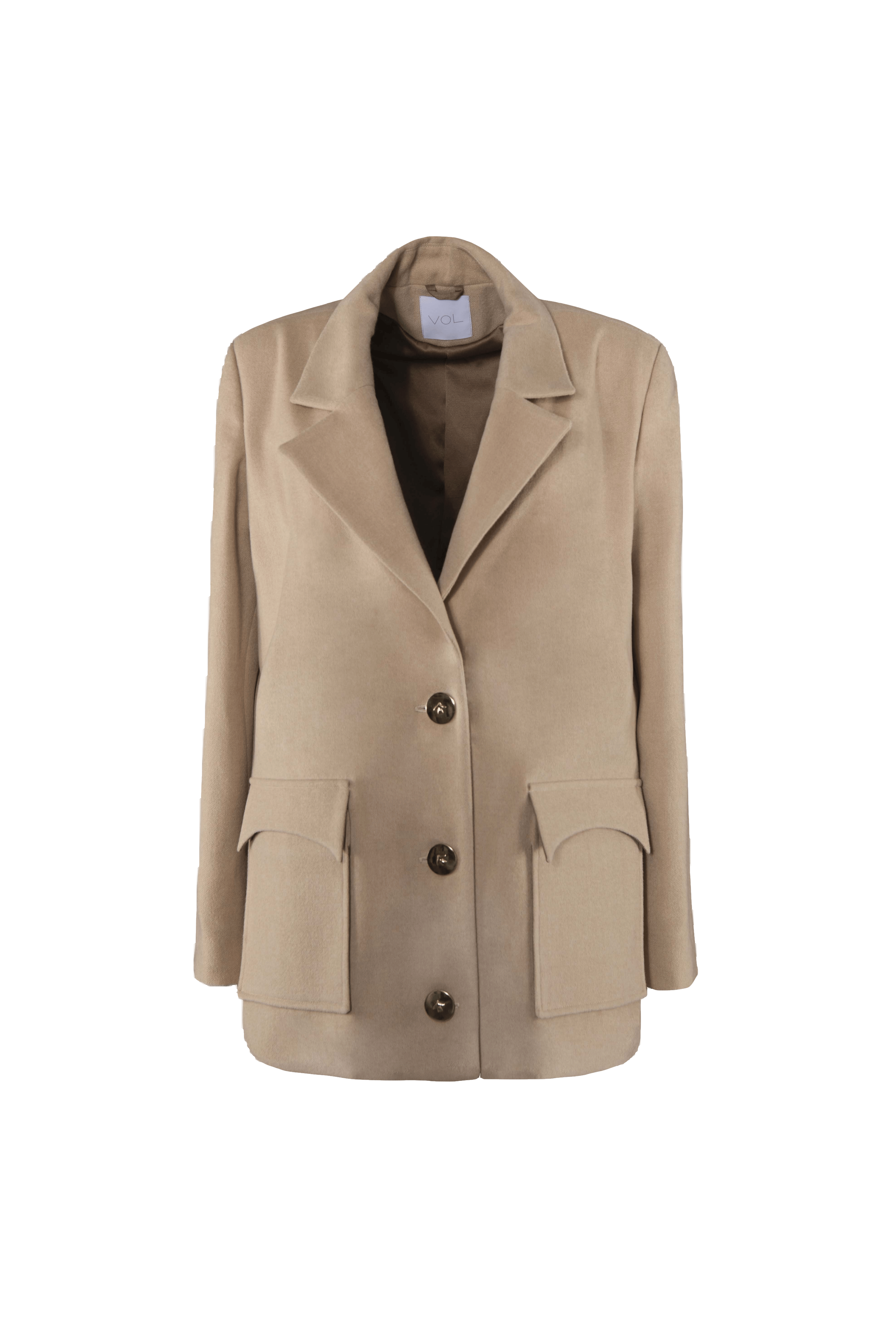 HERITAGE CAMELHAIR JACKET in Beige made by Vestiaire d'un Oiseau Libre