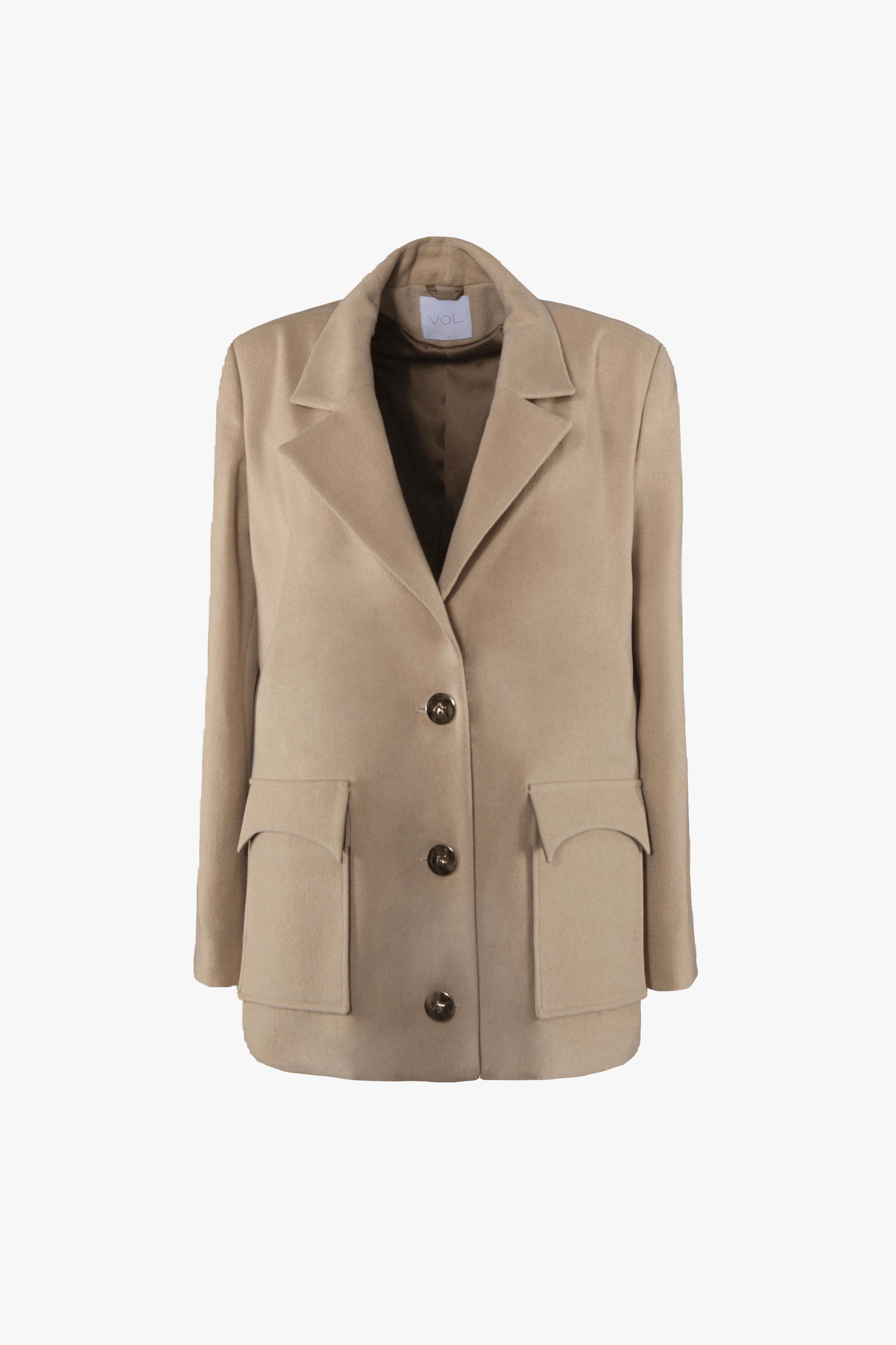 HERITAGE CAMELHAIR JACKET in Beige made by Vestiaire d'un Oiseau Libre