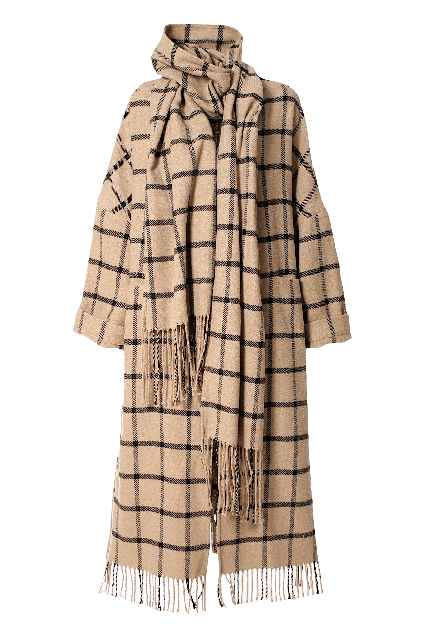 Coat Mischa Nomad in Beige made by HALEWSKI
