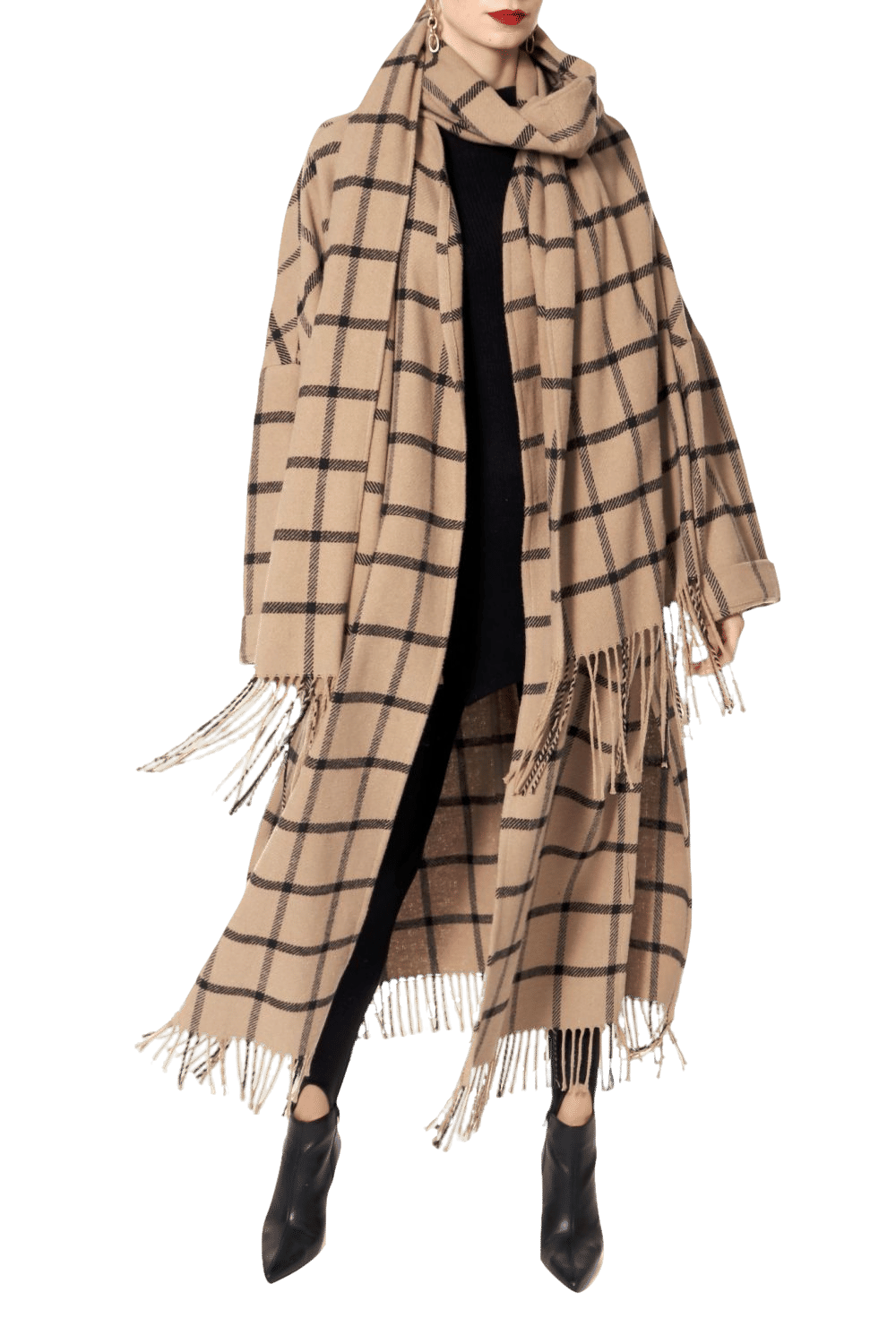 Coat Mischa Nomad in Beige made by HALEWSKI
