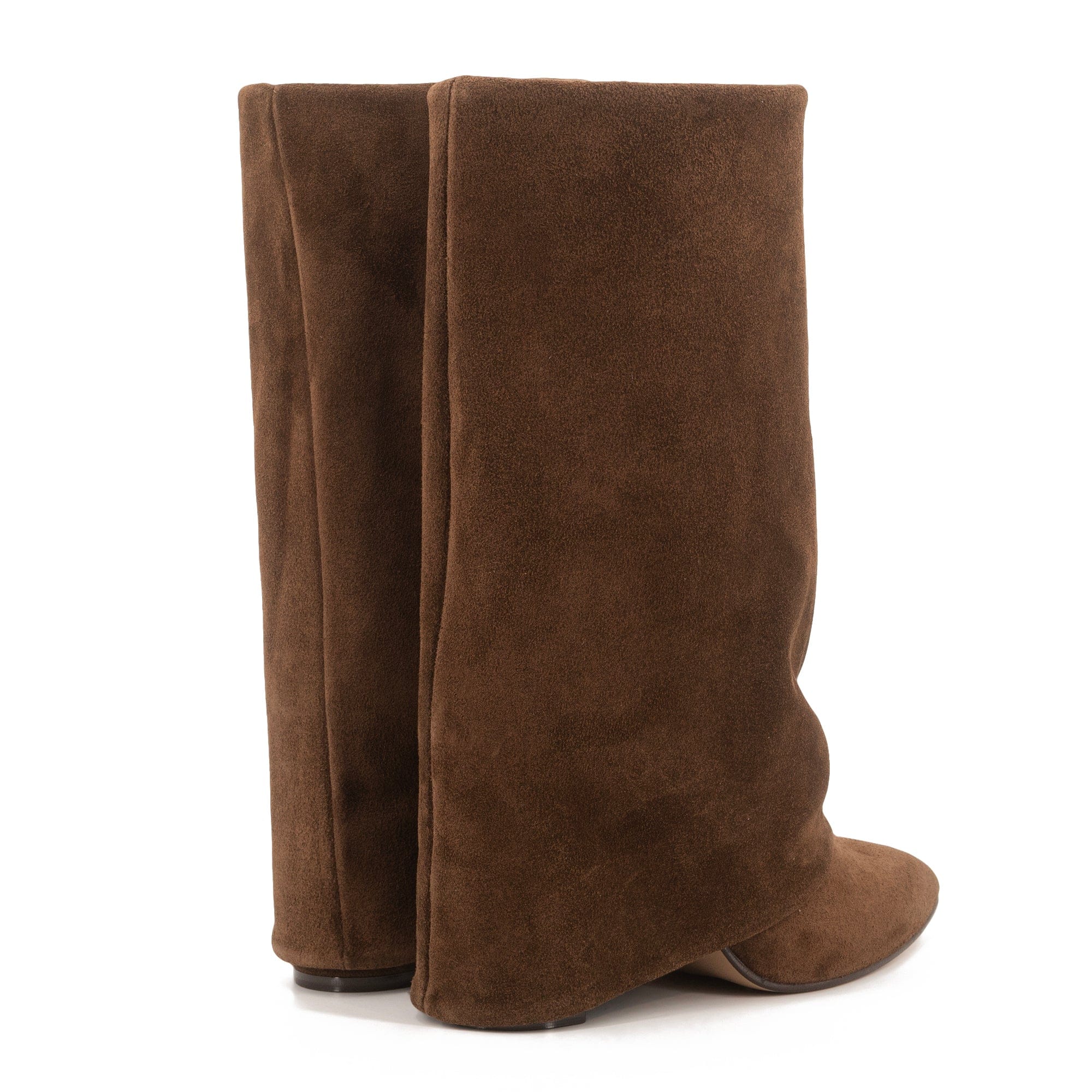 BERTA BROWN SUEDE BOOTS made by Toral