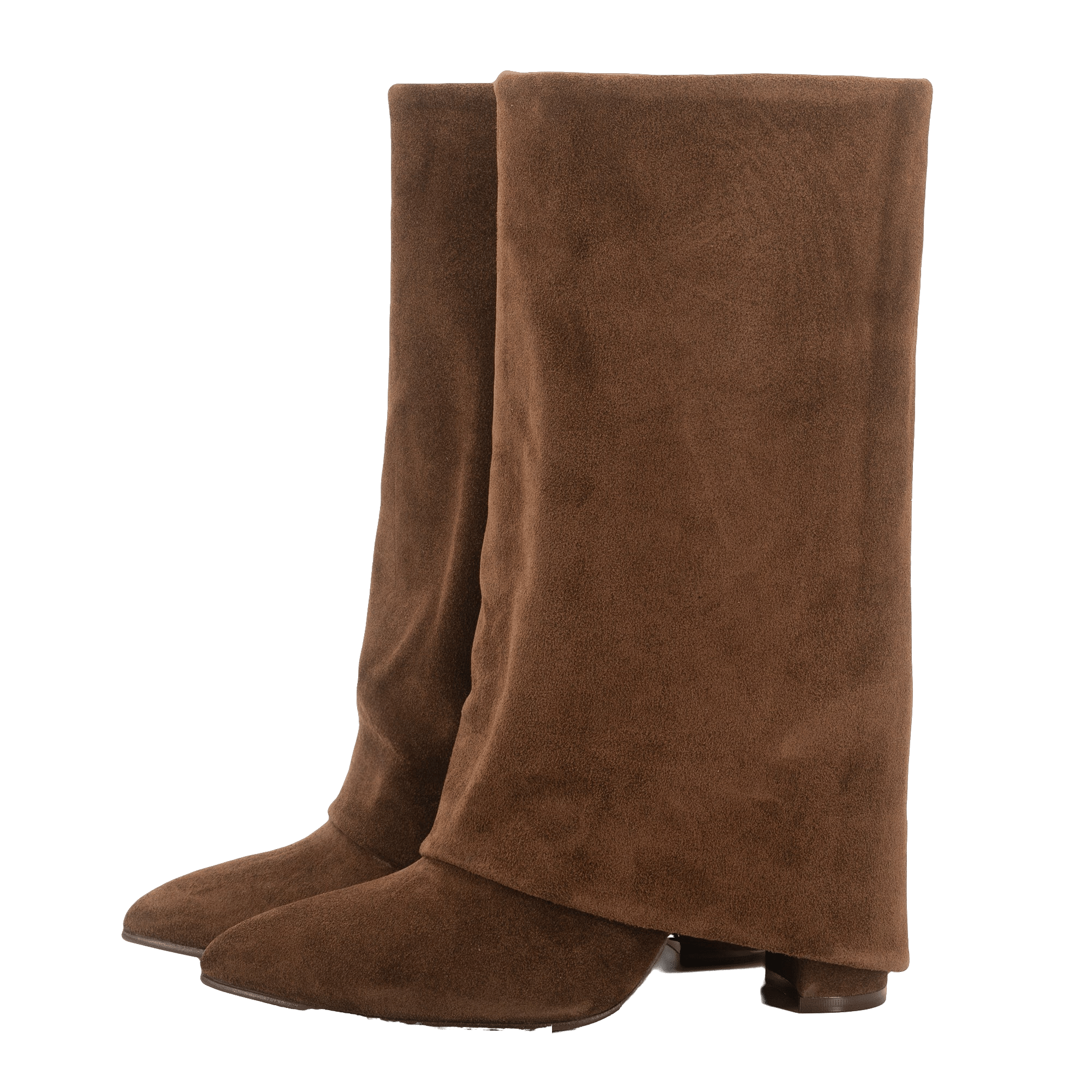 BERTA BROWN SUEDE BOOTS made by Toral