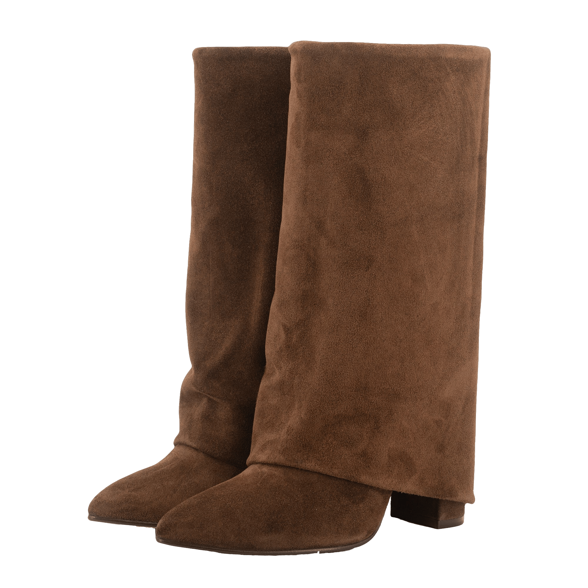 BERTA BROWN SUEDE BOOTS made by Toral