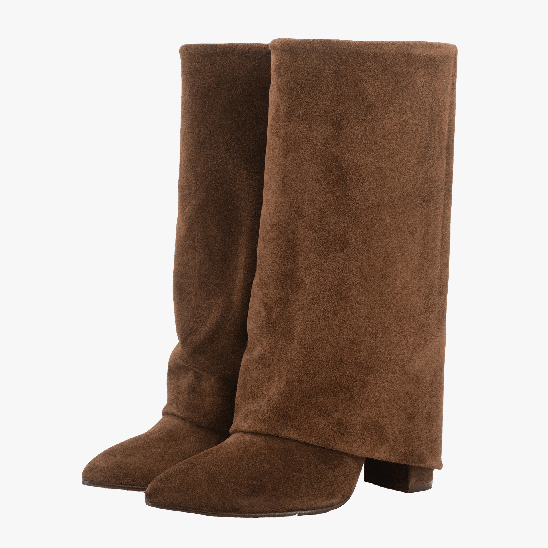 BERTA BROWN SUEDE BOOTS made by Toral