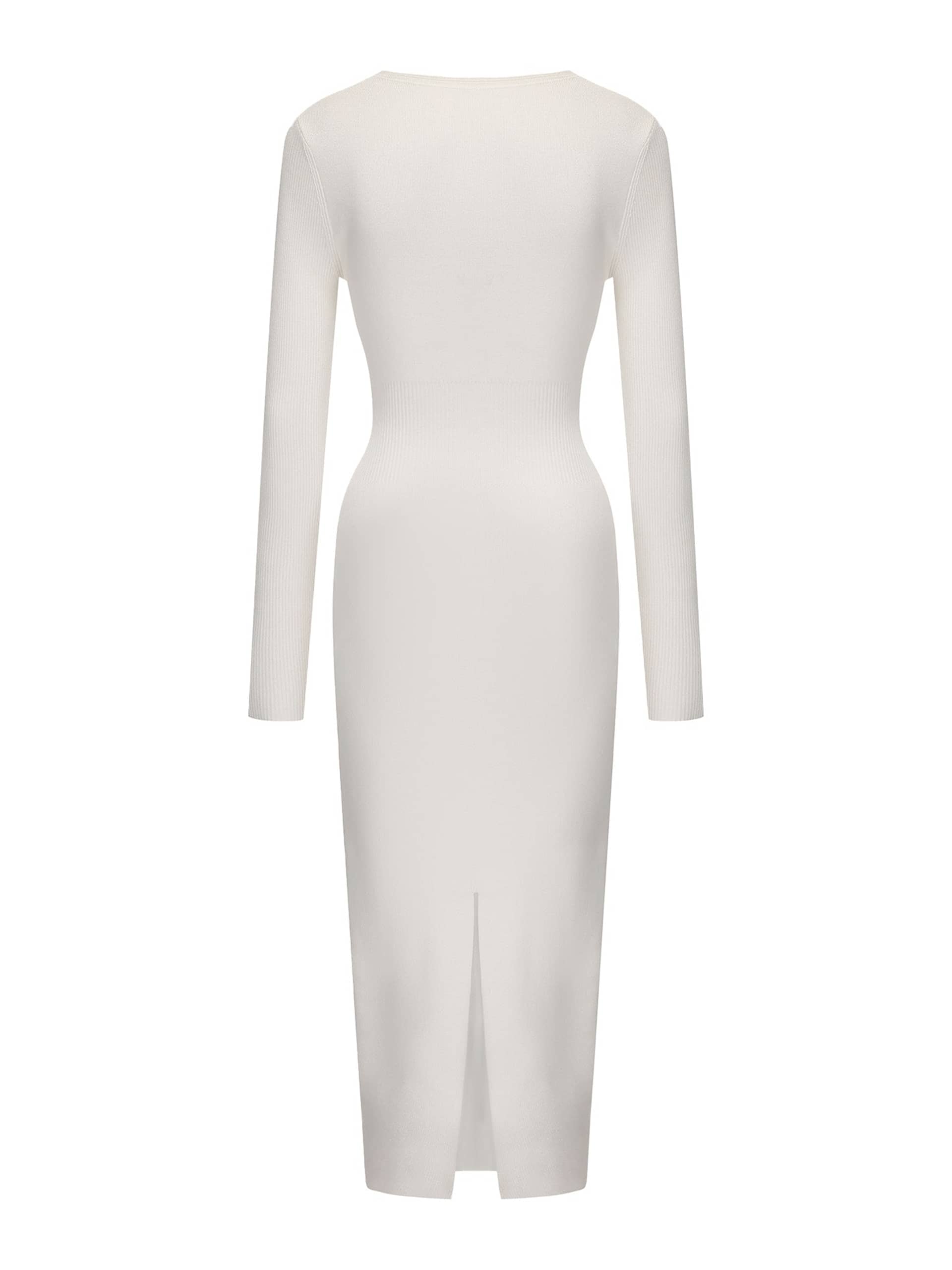 Rylee Knit Dress (White) made by Nana Jacqueline