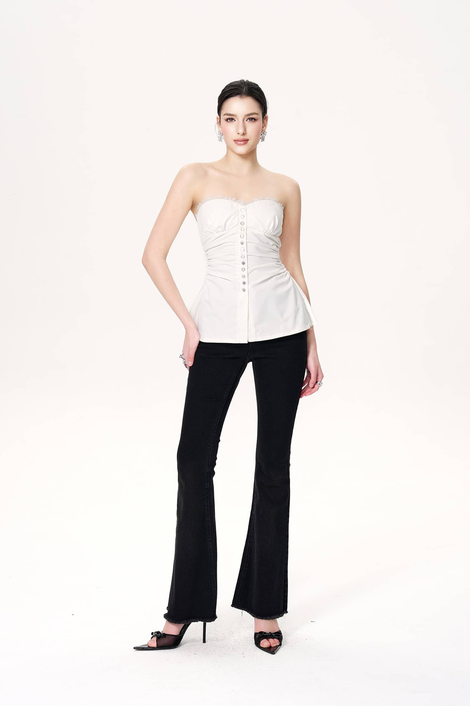 Margaux Top (White) made by Nana Jacqueline