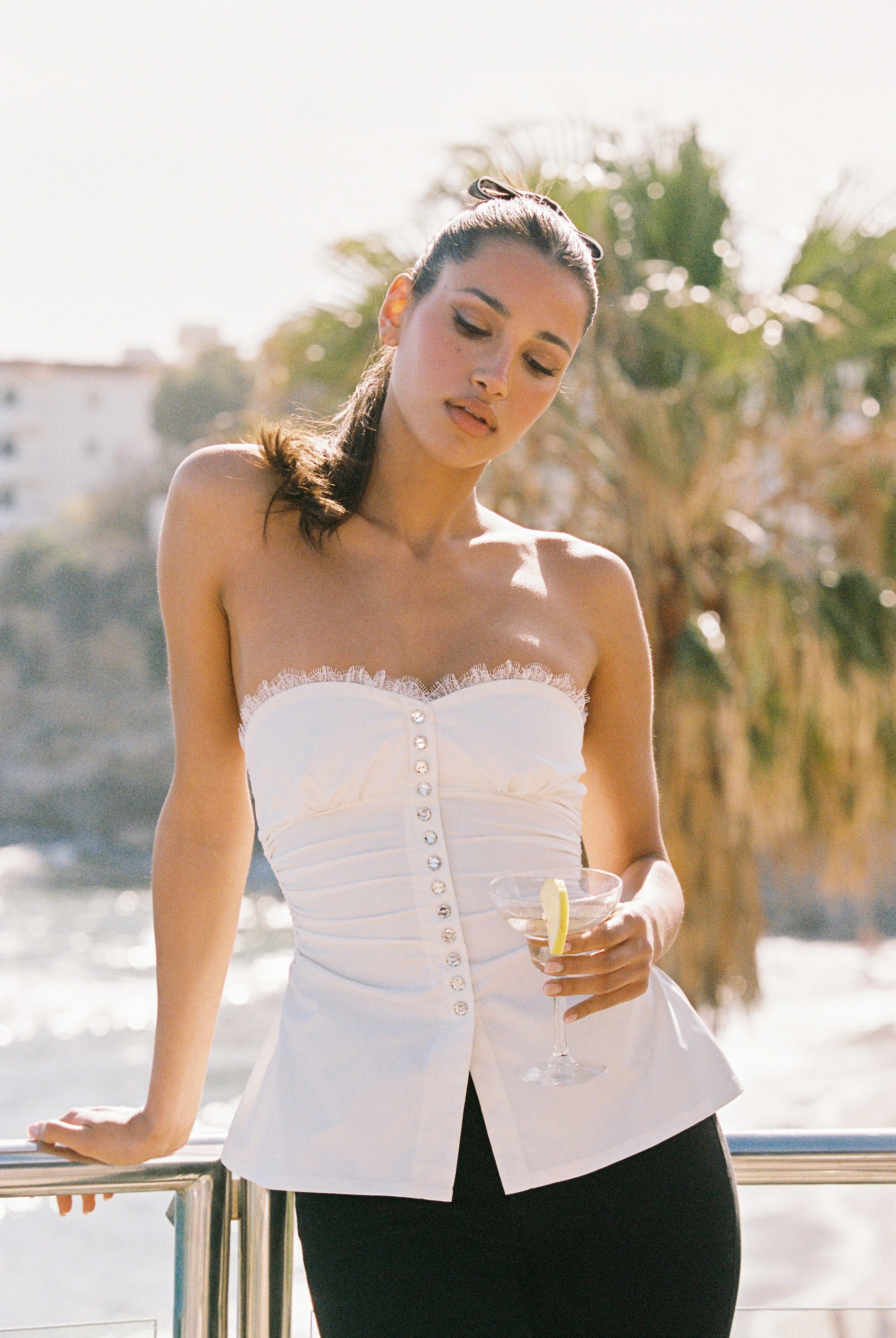 Margaux Top (White) made by Nana Jacqueline