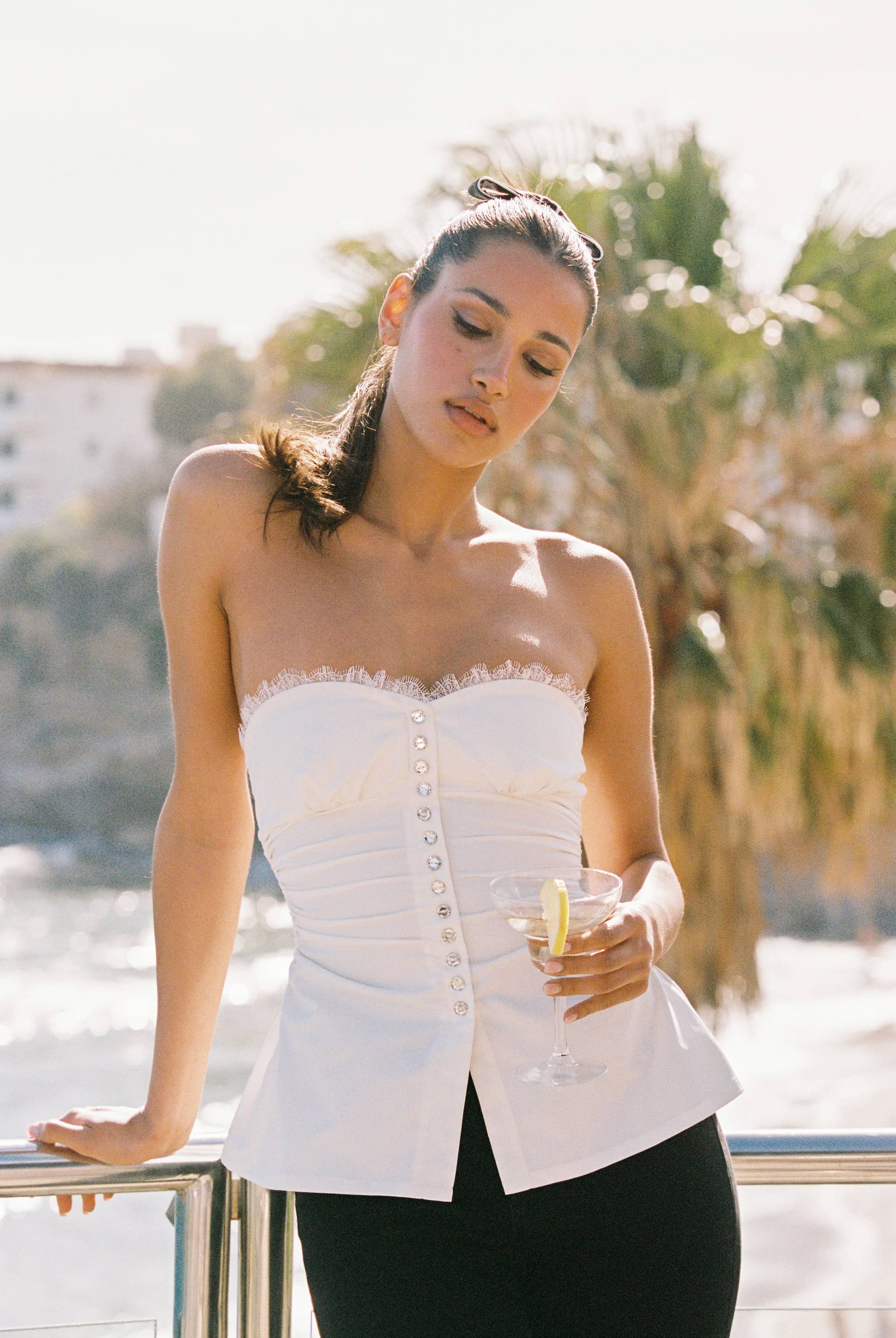 Margaux Top (White) made by Nana Jacqueline