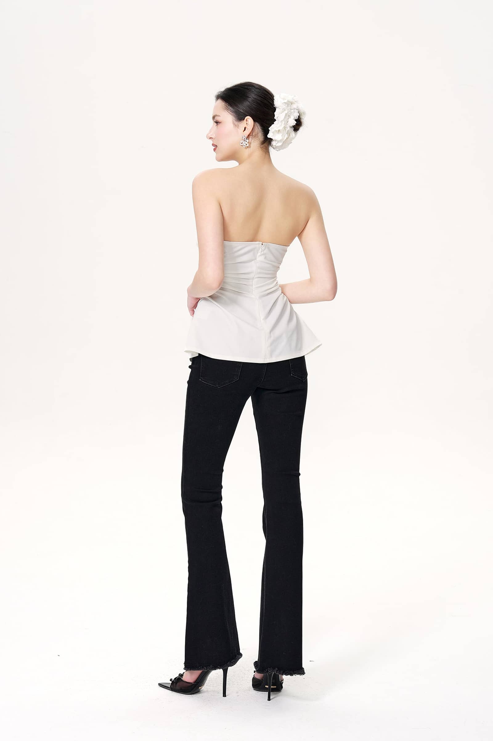 Margaux Top (White) made by Nana Jacqueline