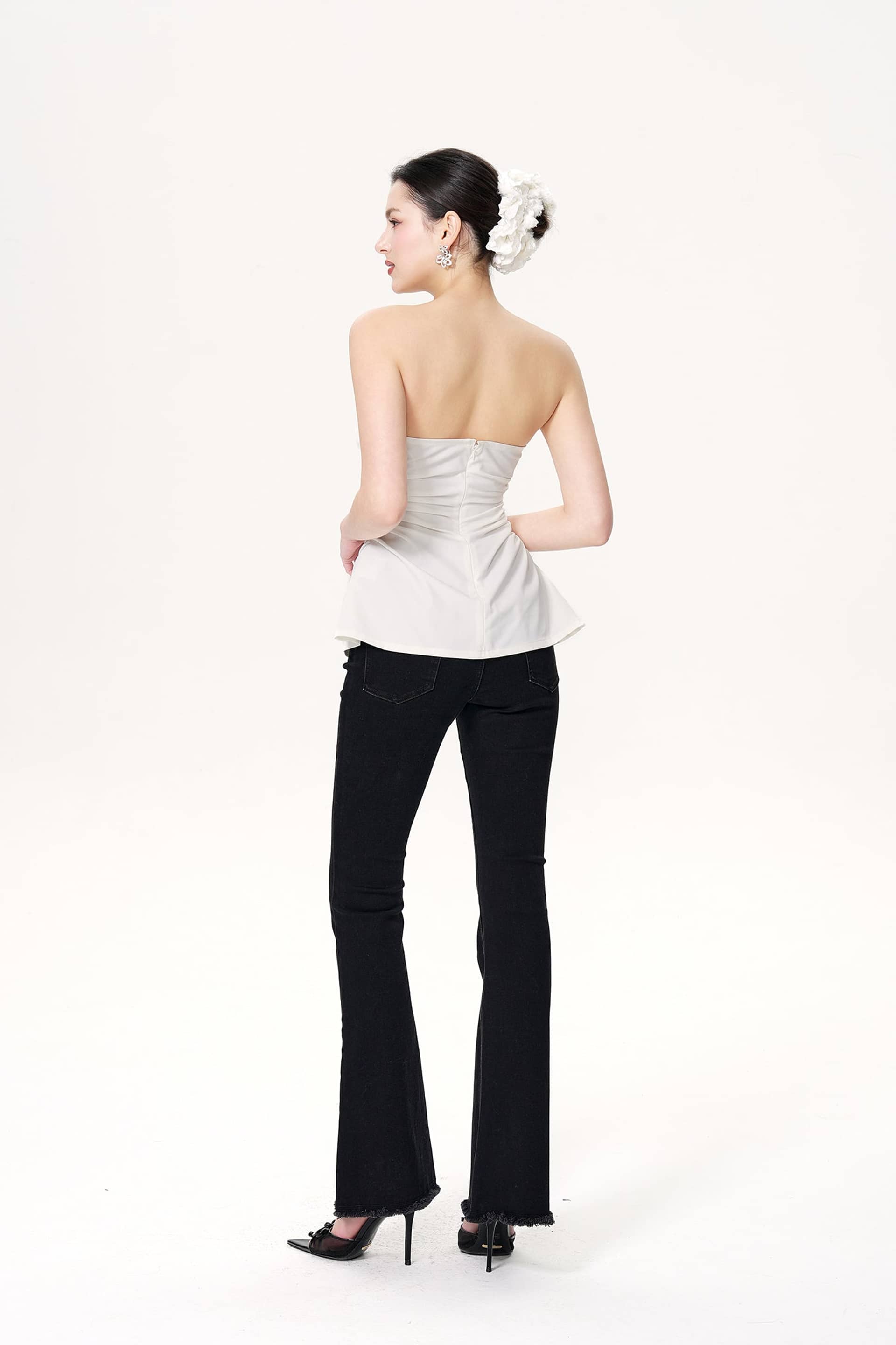 Margaux Top (White) made by Nana Jacqueline