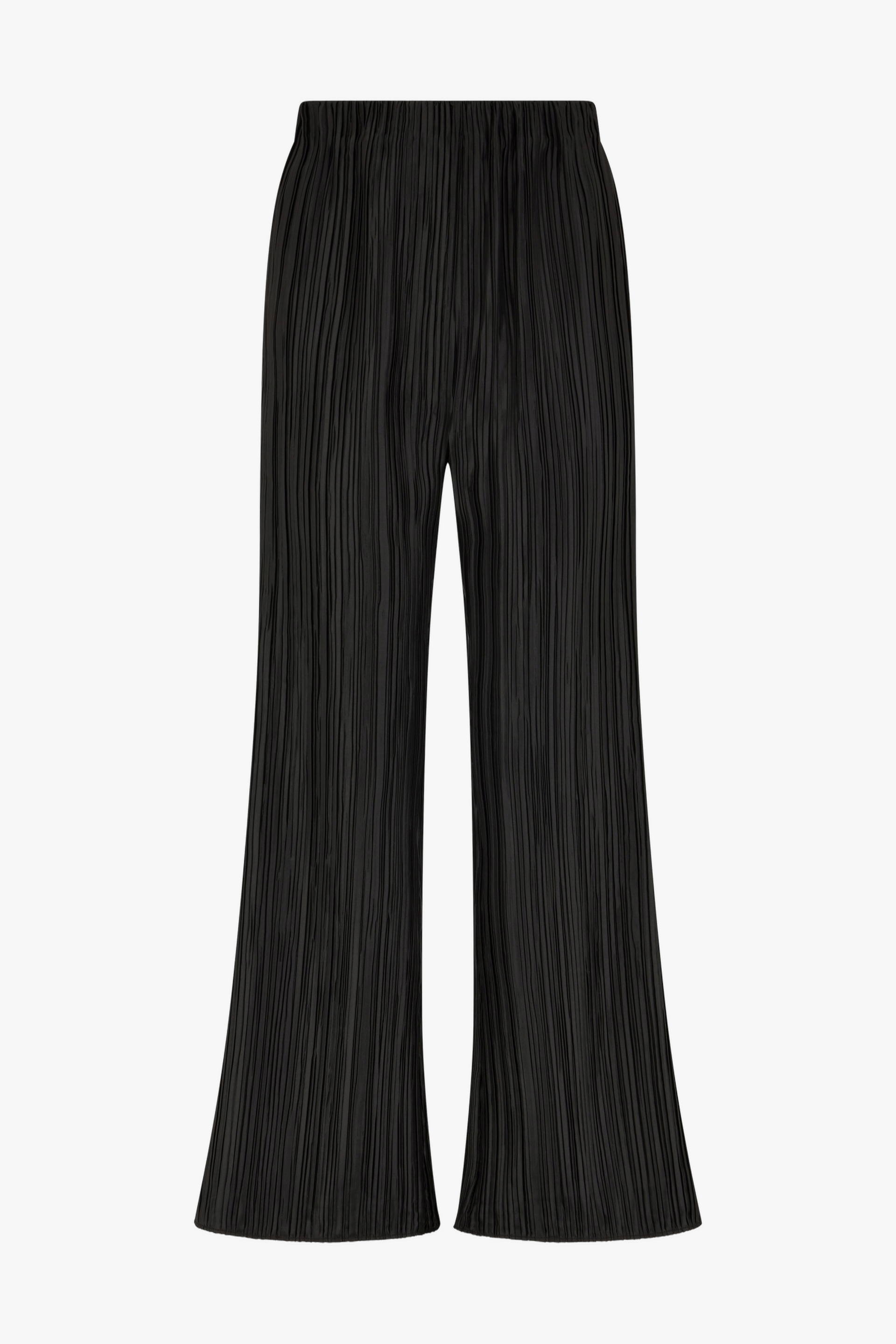 Tree Bark Mini Flare Trousers - Black made by CAHAYA STUDIOS