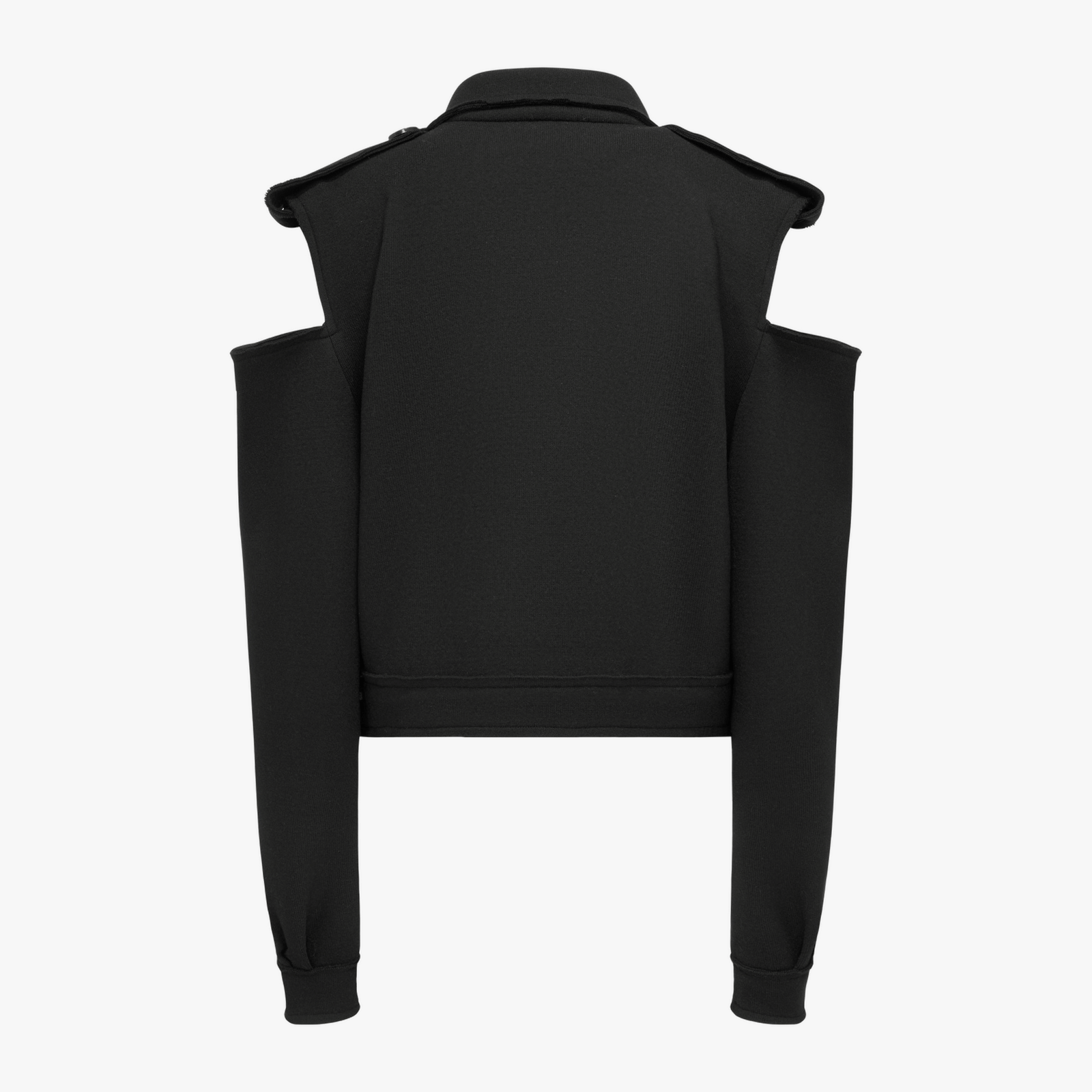 Shoulderless Wool Jacket made by YAVORSKA