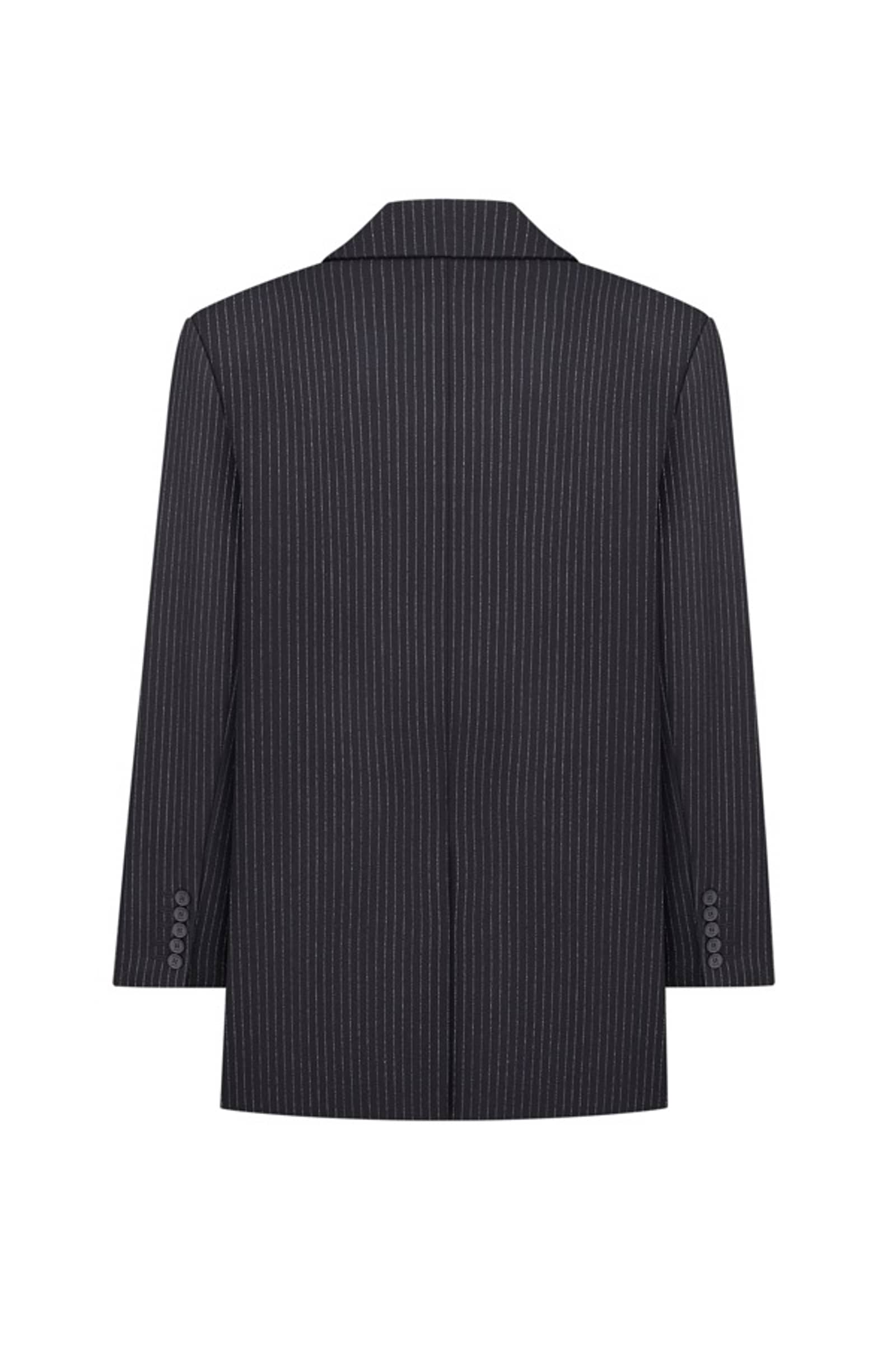 TAILORED PINSTRIPED BLAZER made by NUÉ