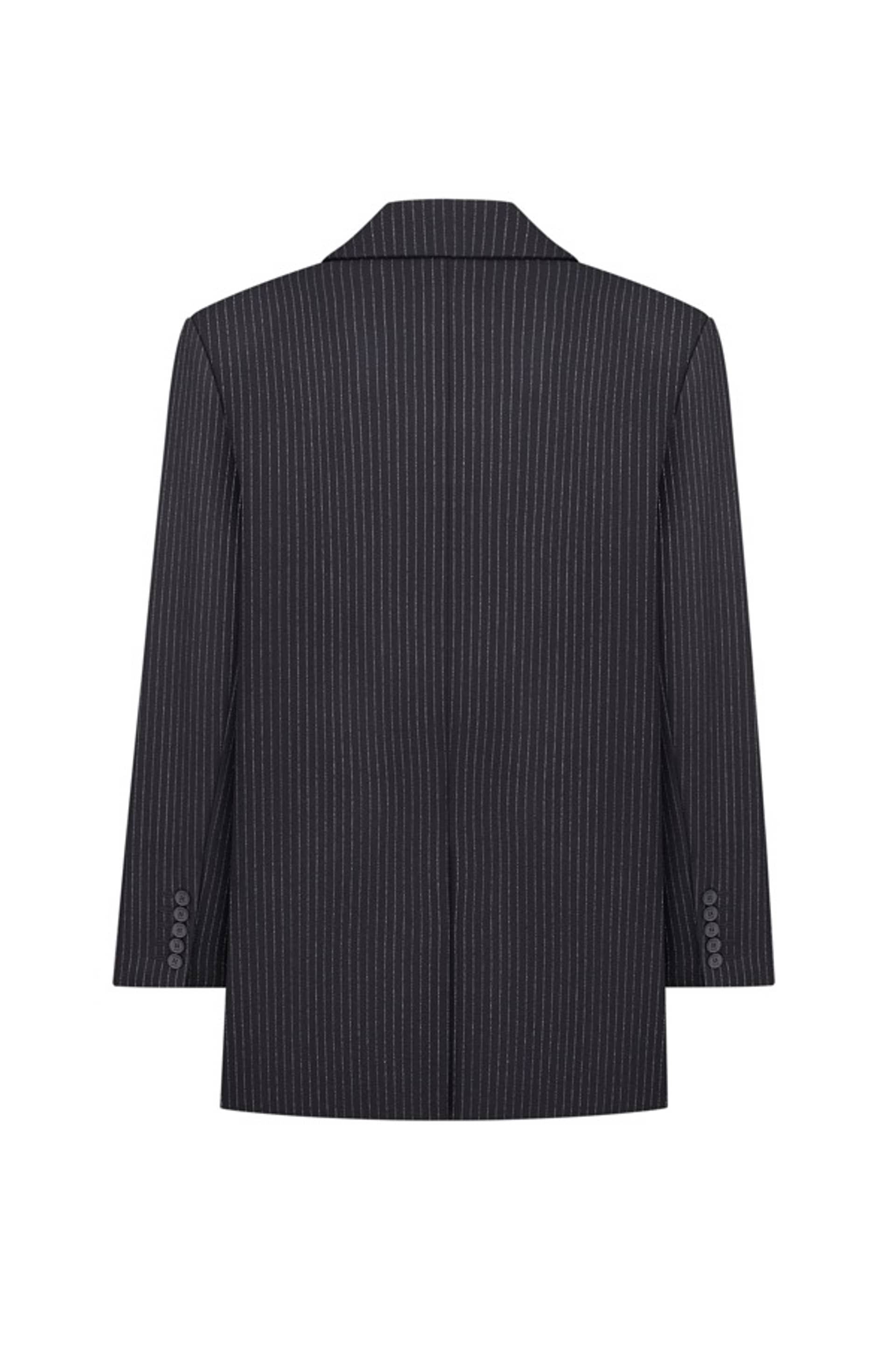 TAILORED PINSTRIPED BLAZER made by NUÉ