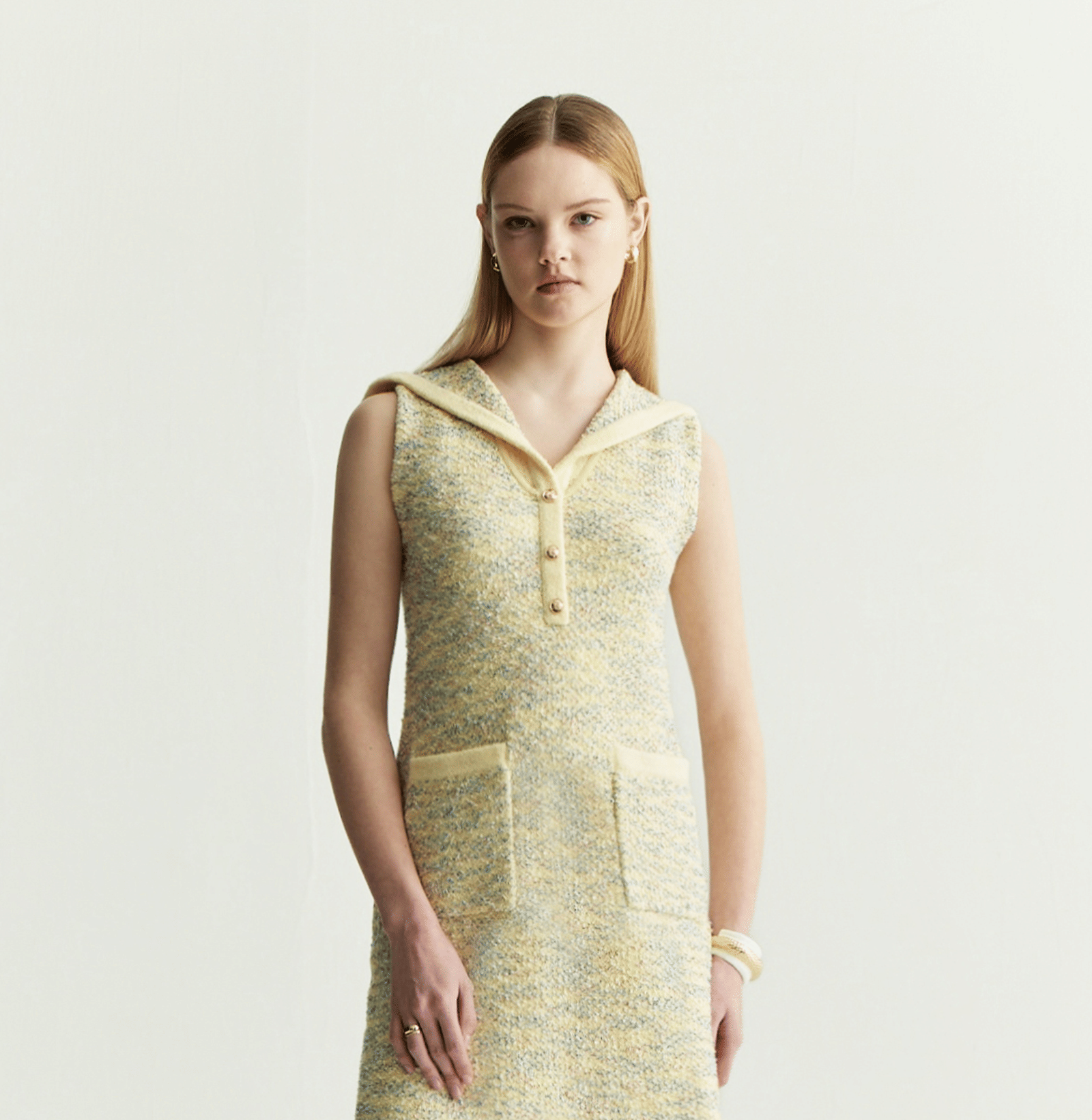 FANCY BOUCLÉ SAILOR DRESS made by CRUSH Collection