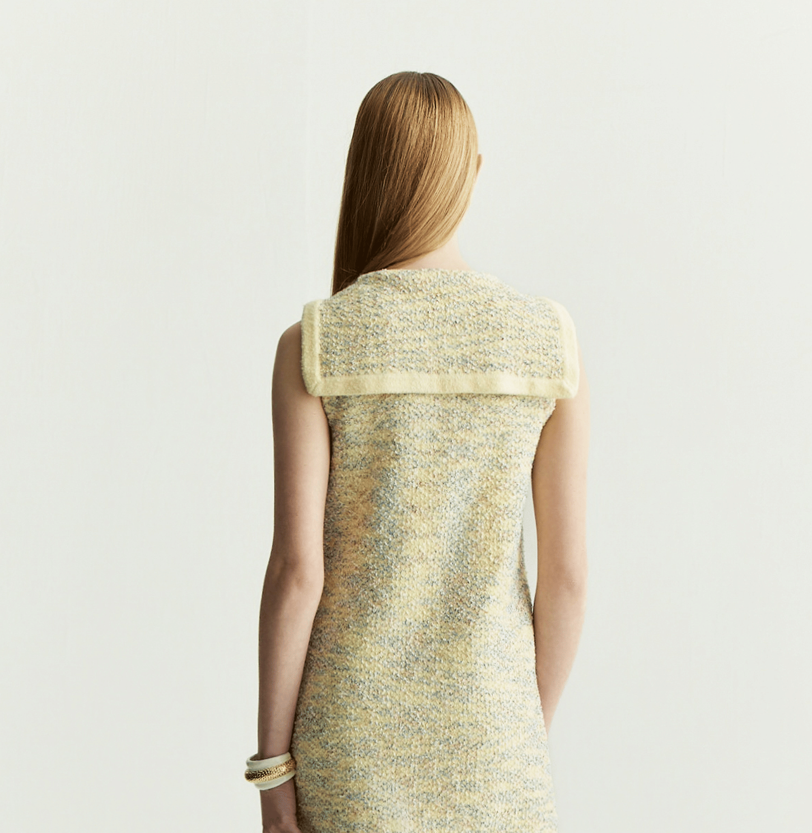 FANCY BOUCLÉ SAILOR DRESS made by CRUSH Collection