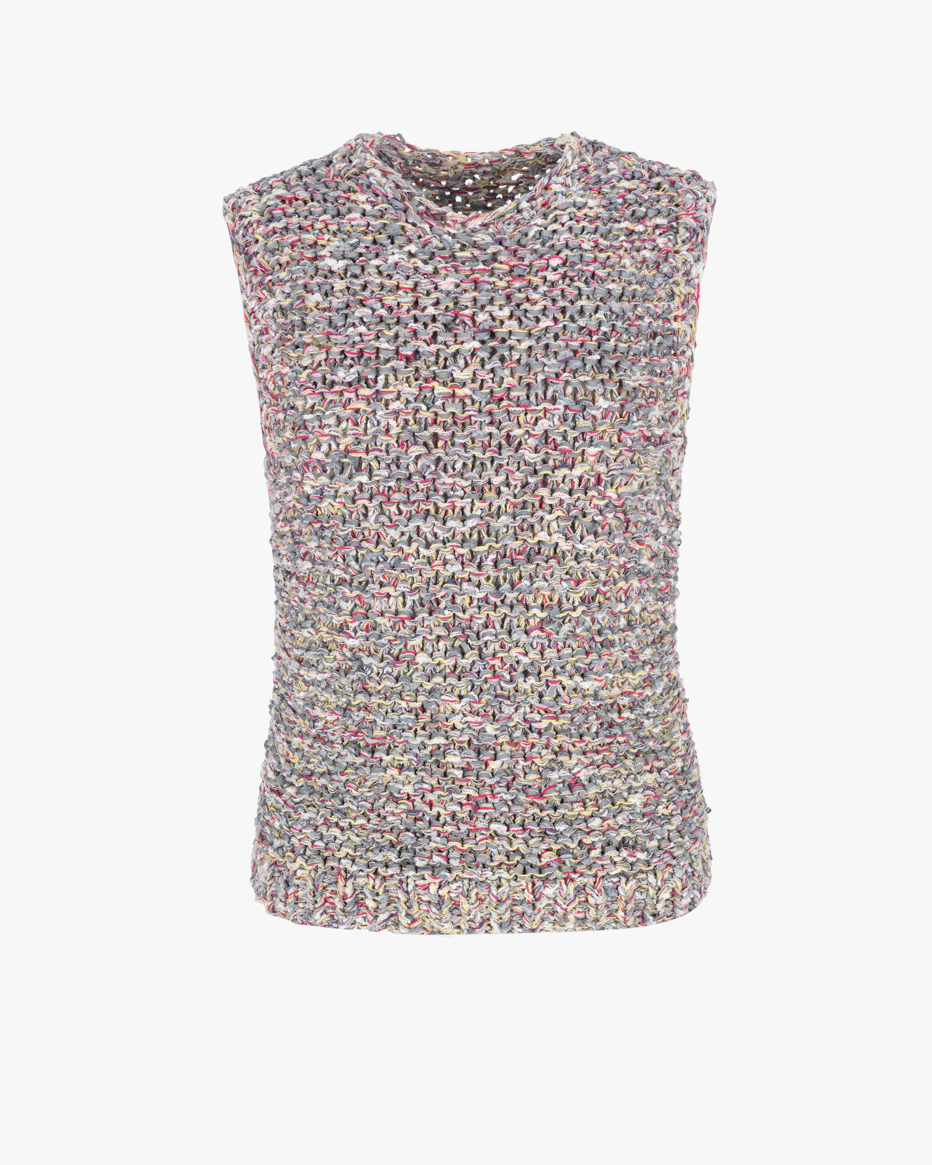 Reflective couture top made by KNITEL