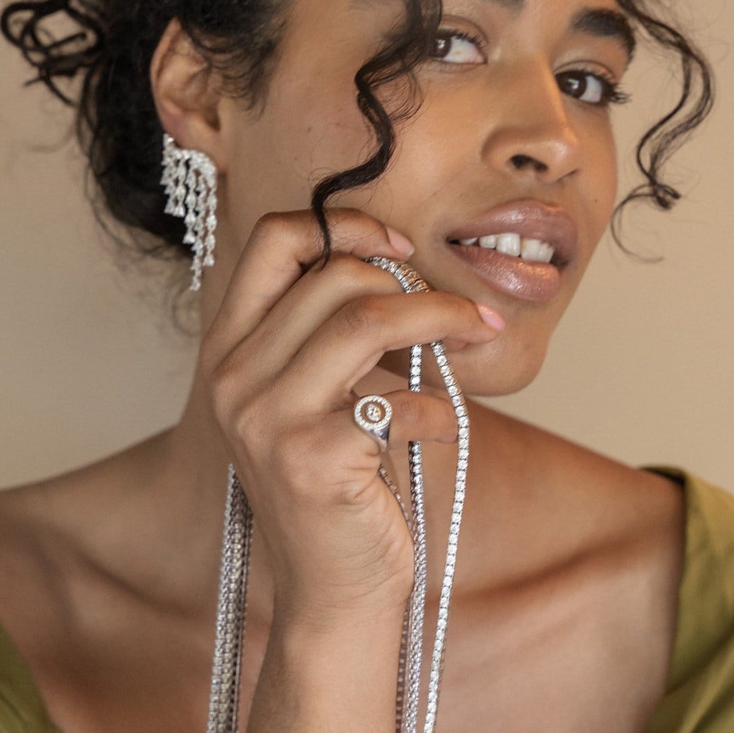 TENNIS NECKLACE made by Zepplin The Label