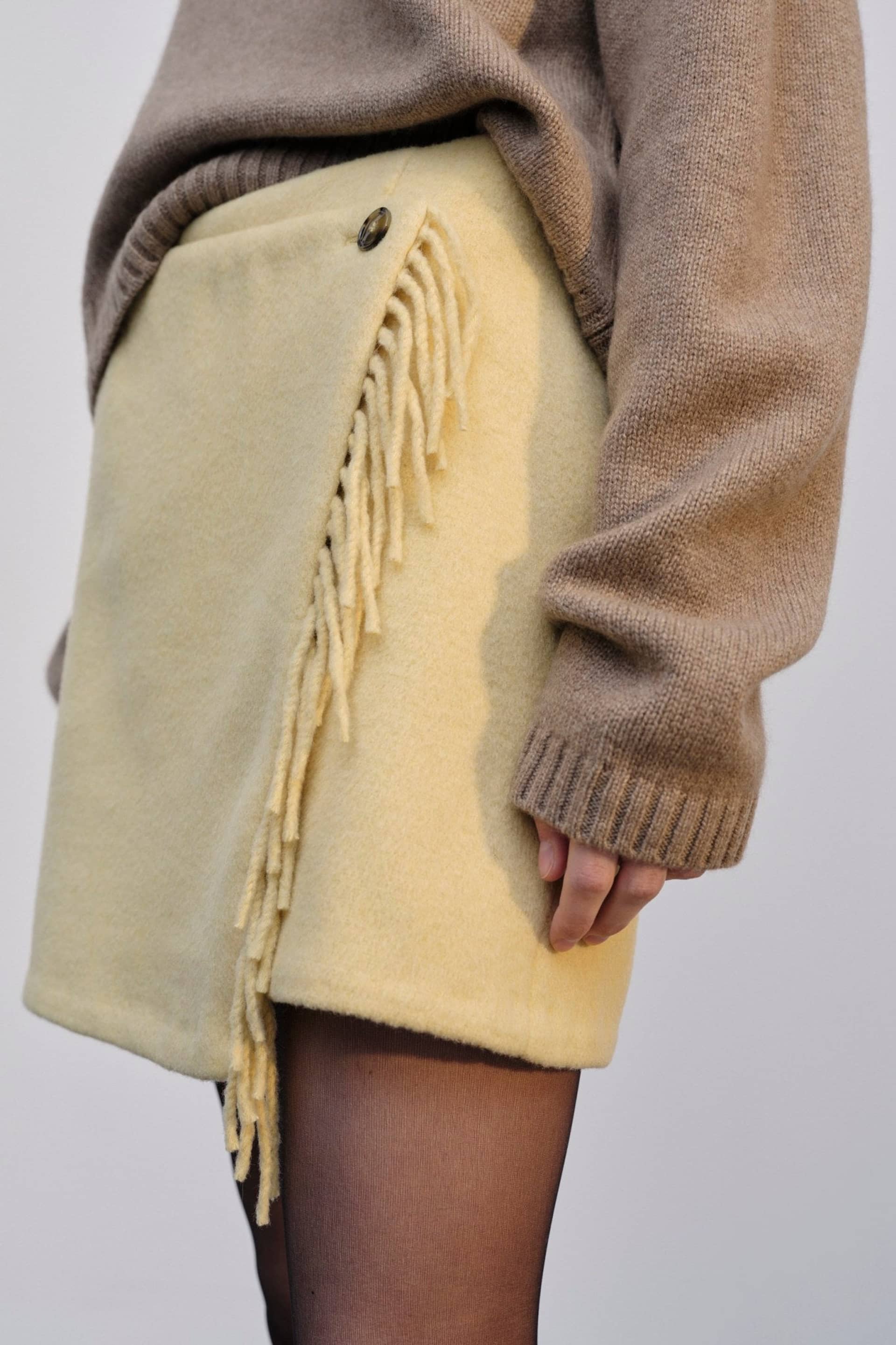 Windy Skirt - Pale Yellow made by HERSKIND