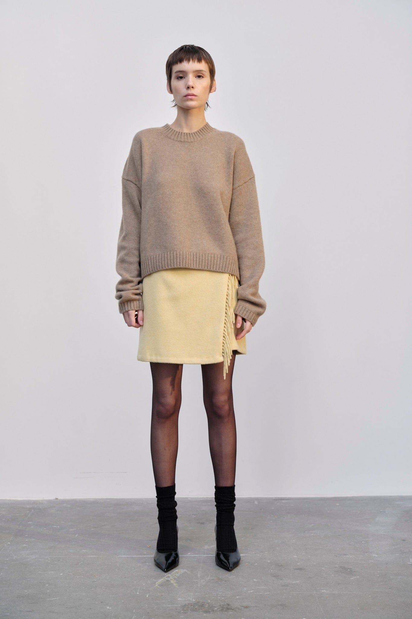 Windy Skirt - Pale Yellow made by HERSKIND