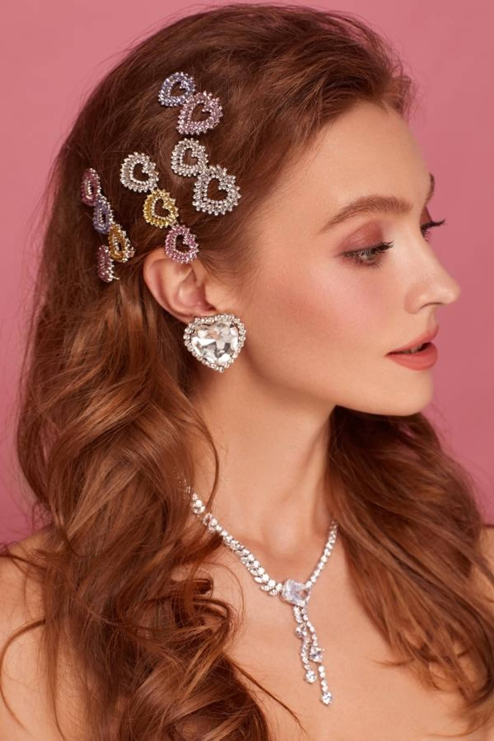 Clara Drop Choker Necklace in Silver made by Nana Jacqueline