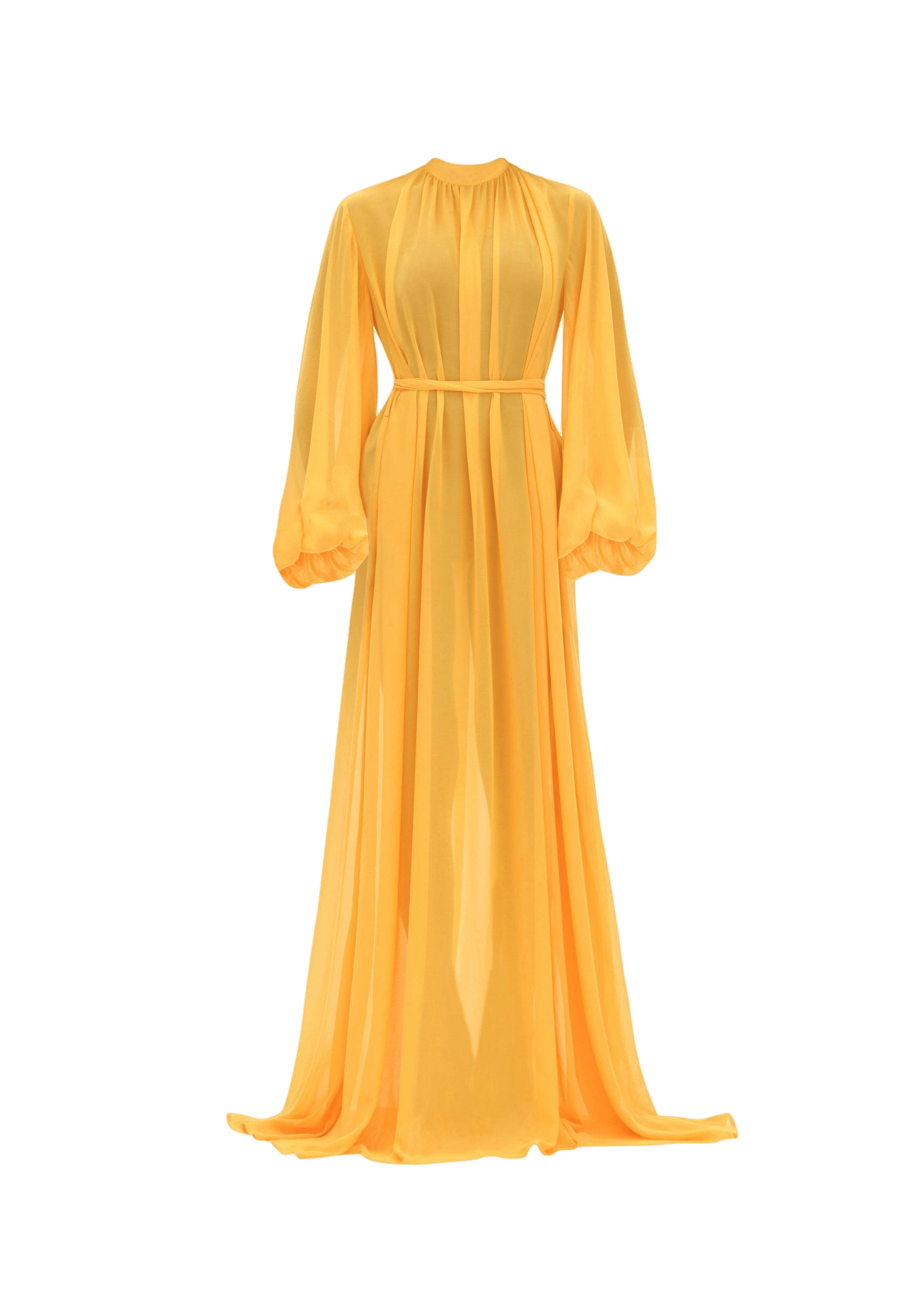 SADE COVER-UP MARIGOLD DRESS made by Andrea Iyamah