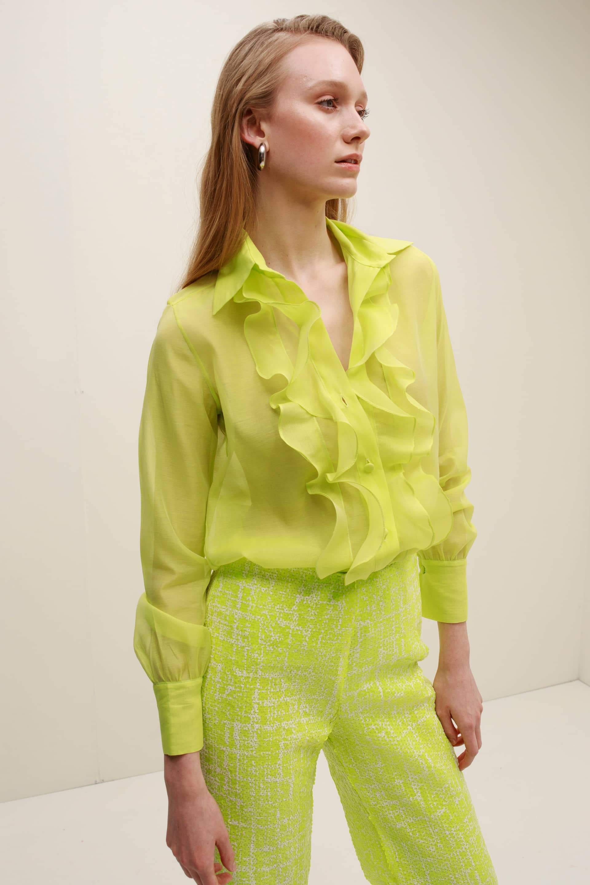 Miele Ruffled Blouse made by Francesca Miranda