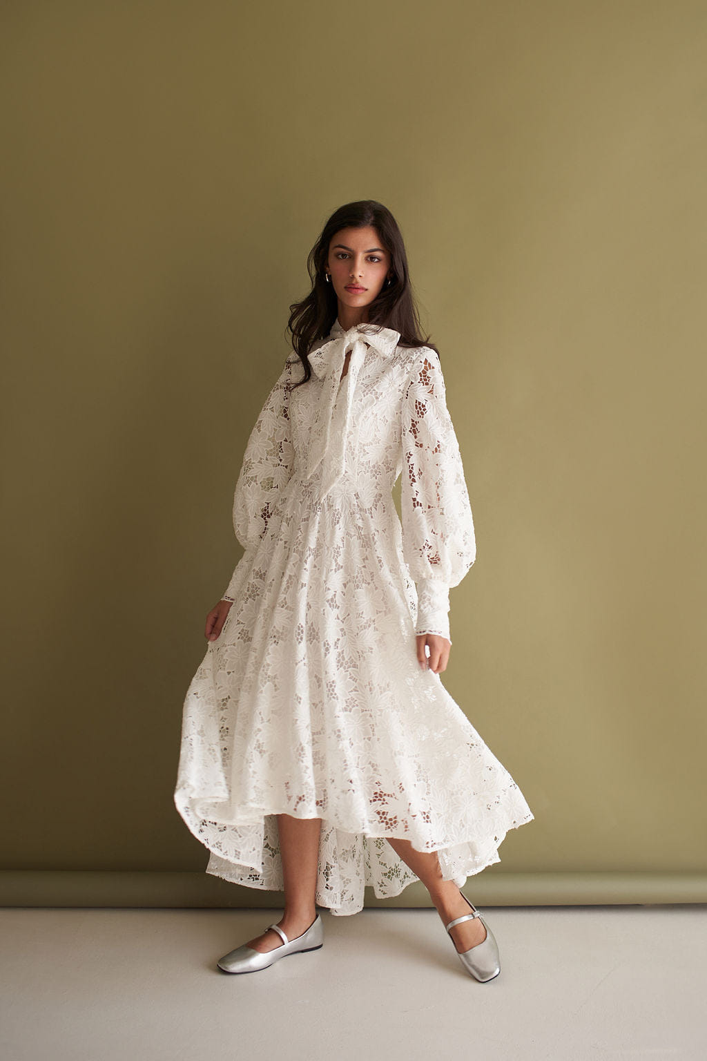 Mirabel Lace Midi Dress made by Vasiliki