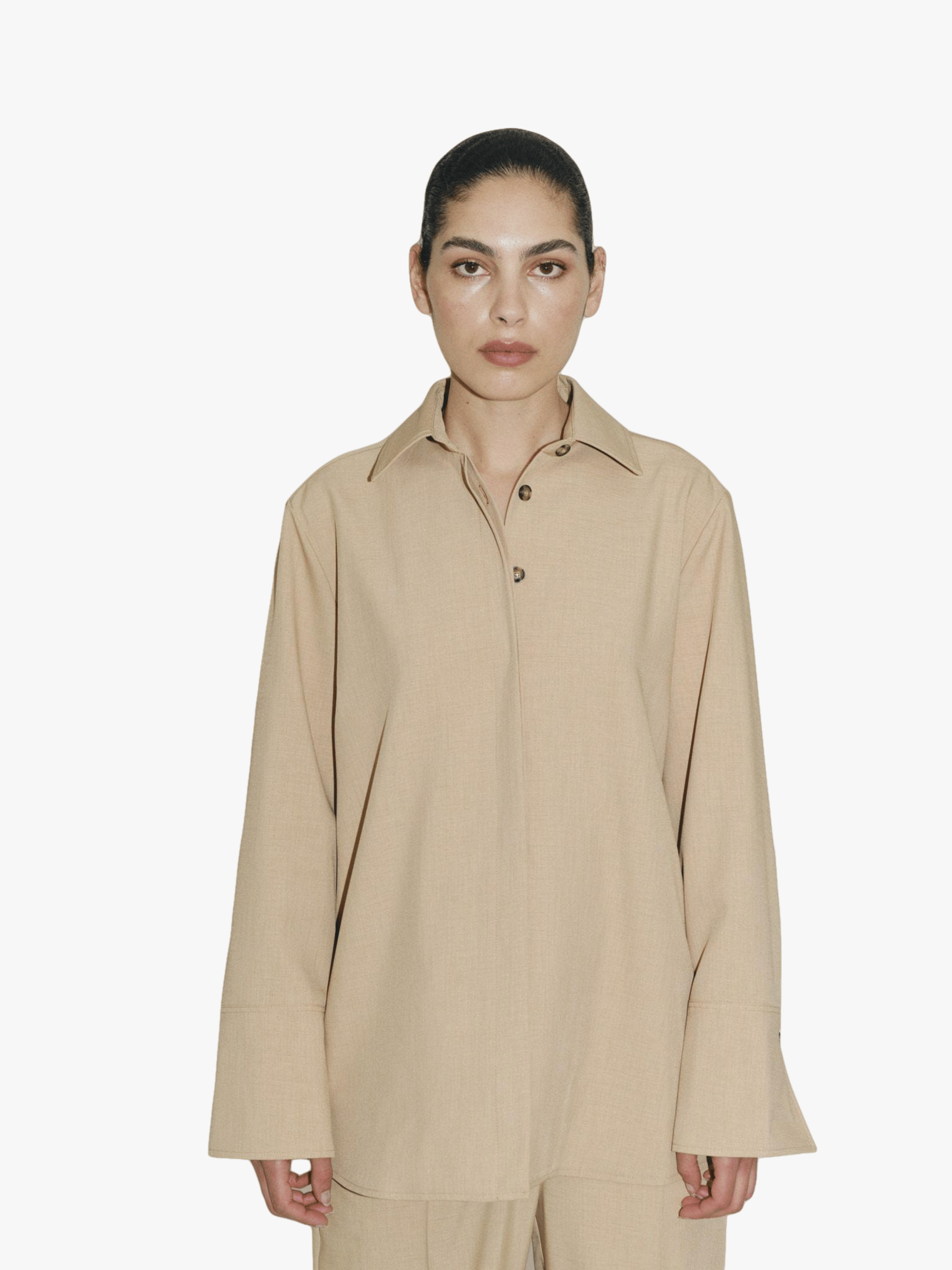 Cato Shirt Jacket - Corn made by HERSKIND