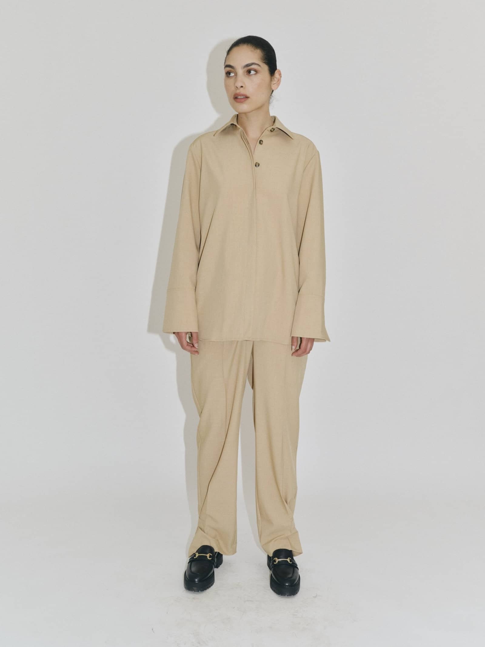 Cato Shirt Jacket - Corn made by HERSKIND