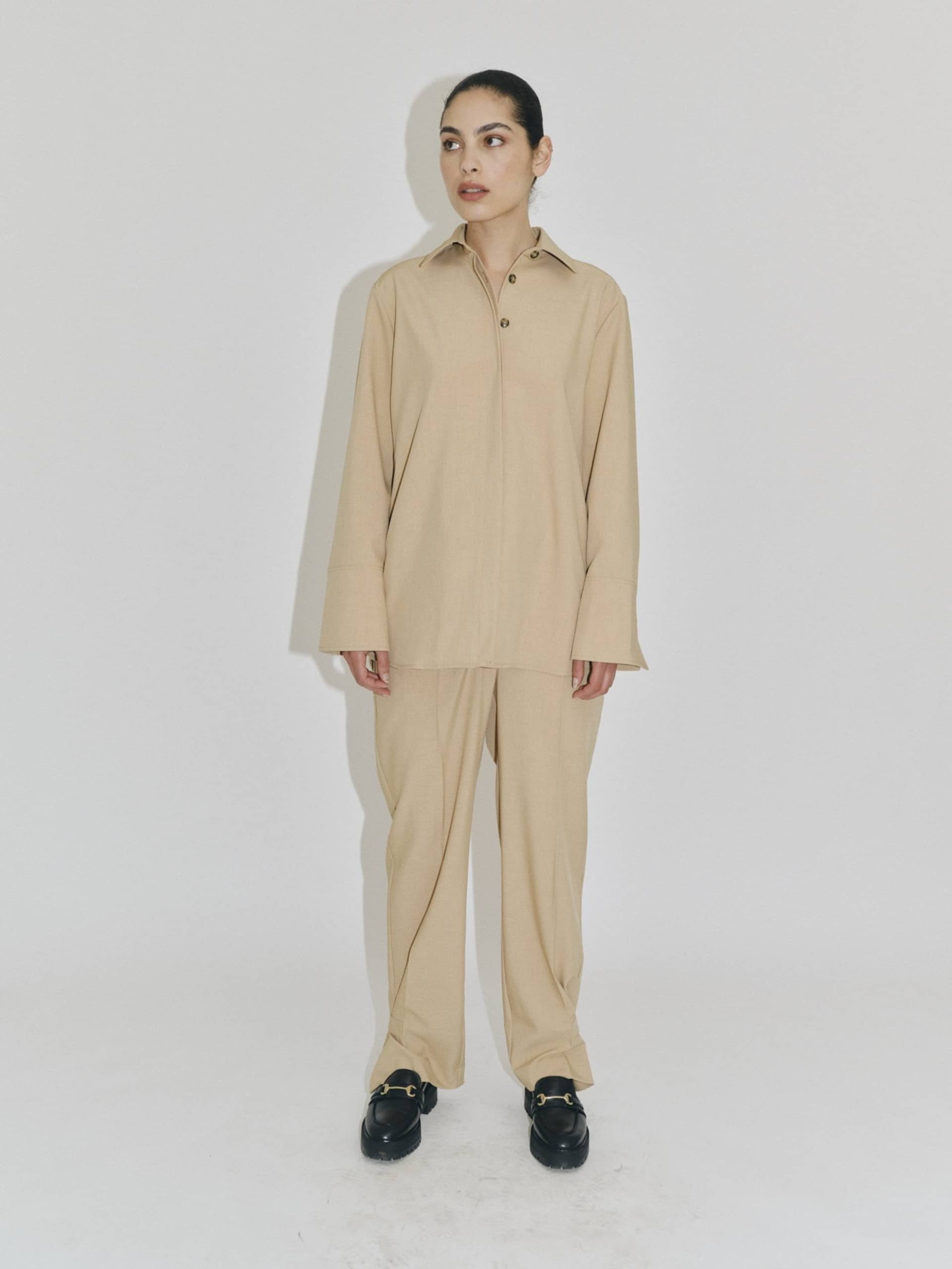 Cato Shirt Jacket - Corn made by HERSKIND