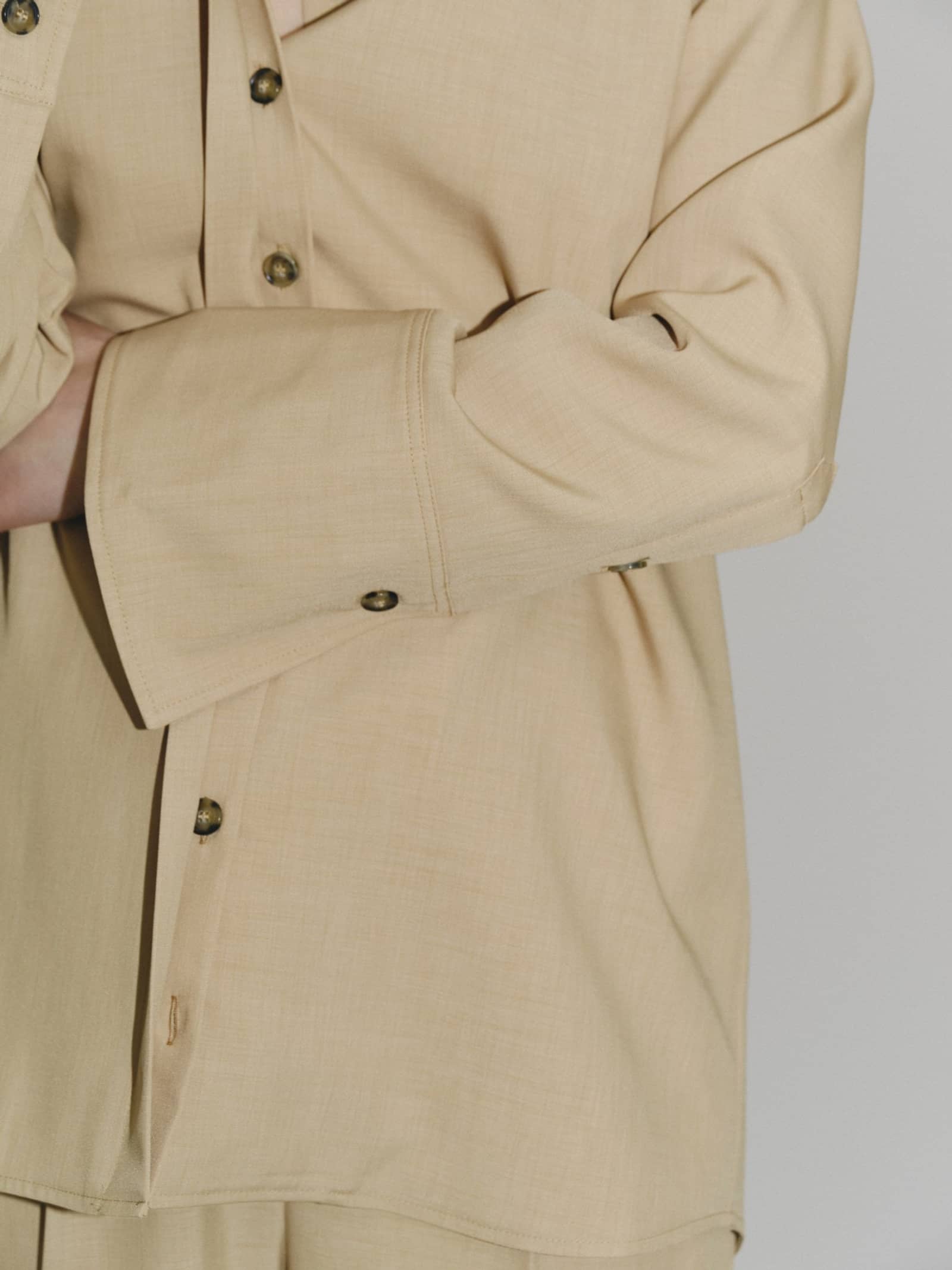 Cato Shirt Jacket - Corn made by HERSKIND