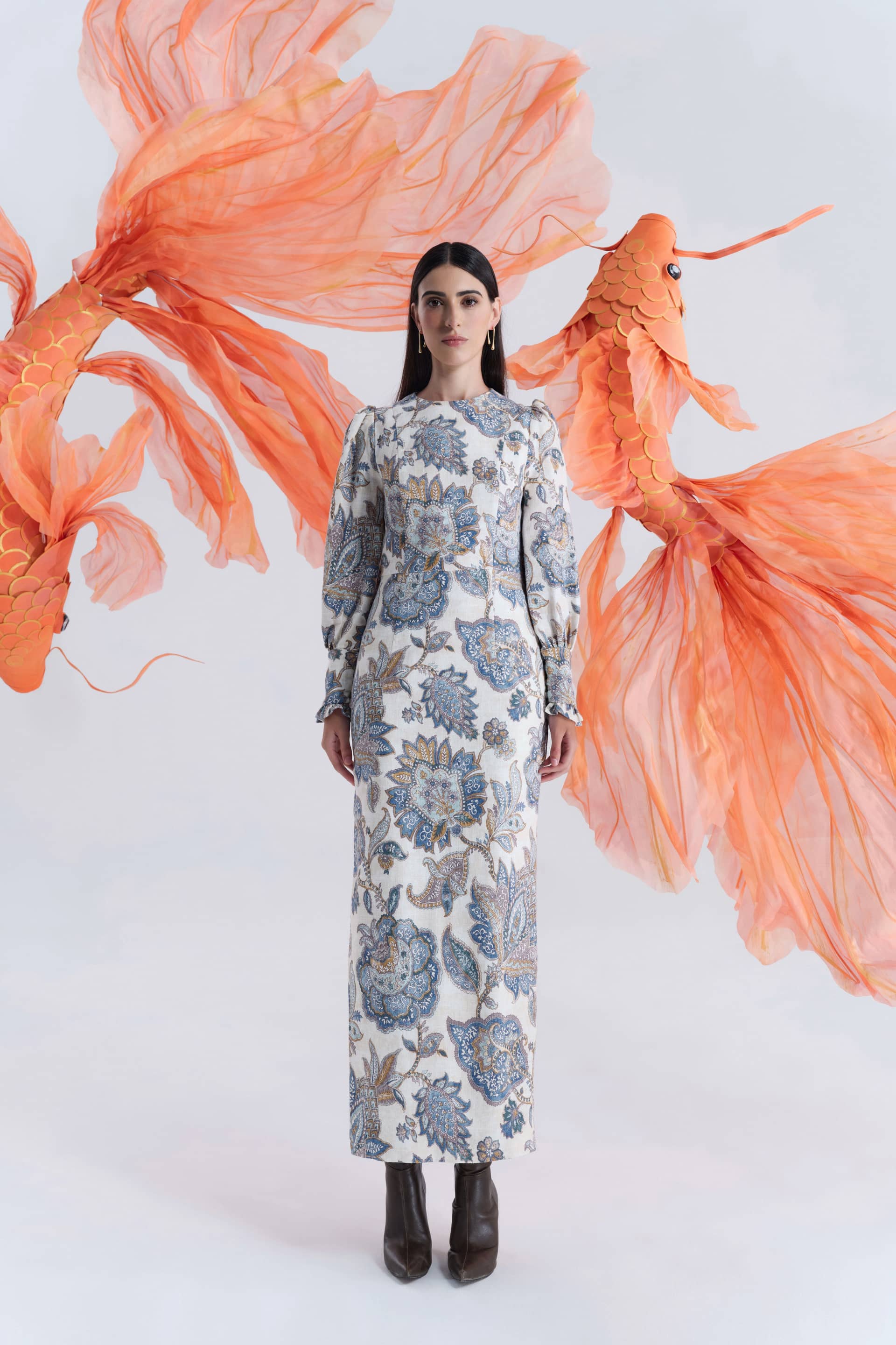 Harper Midi Dress made by JUSTIN TONG