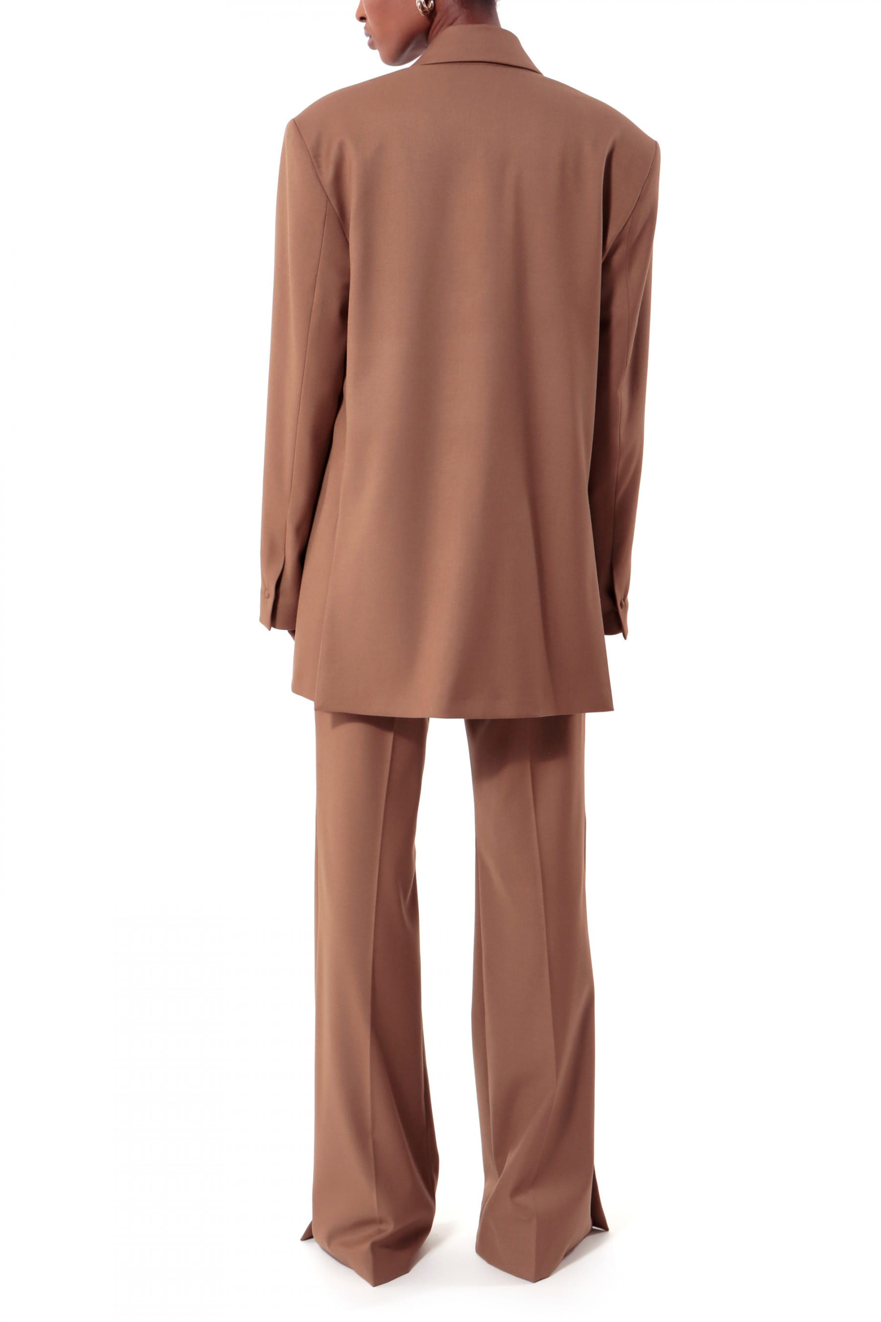 Blair Camel Brown Blazer made by HALEWSKI