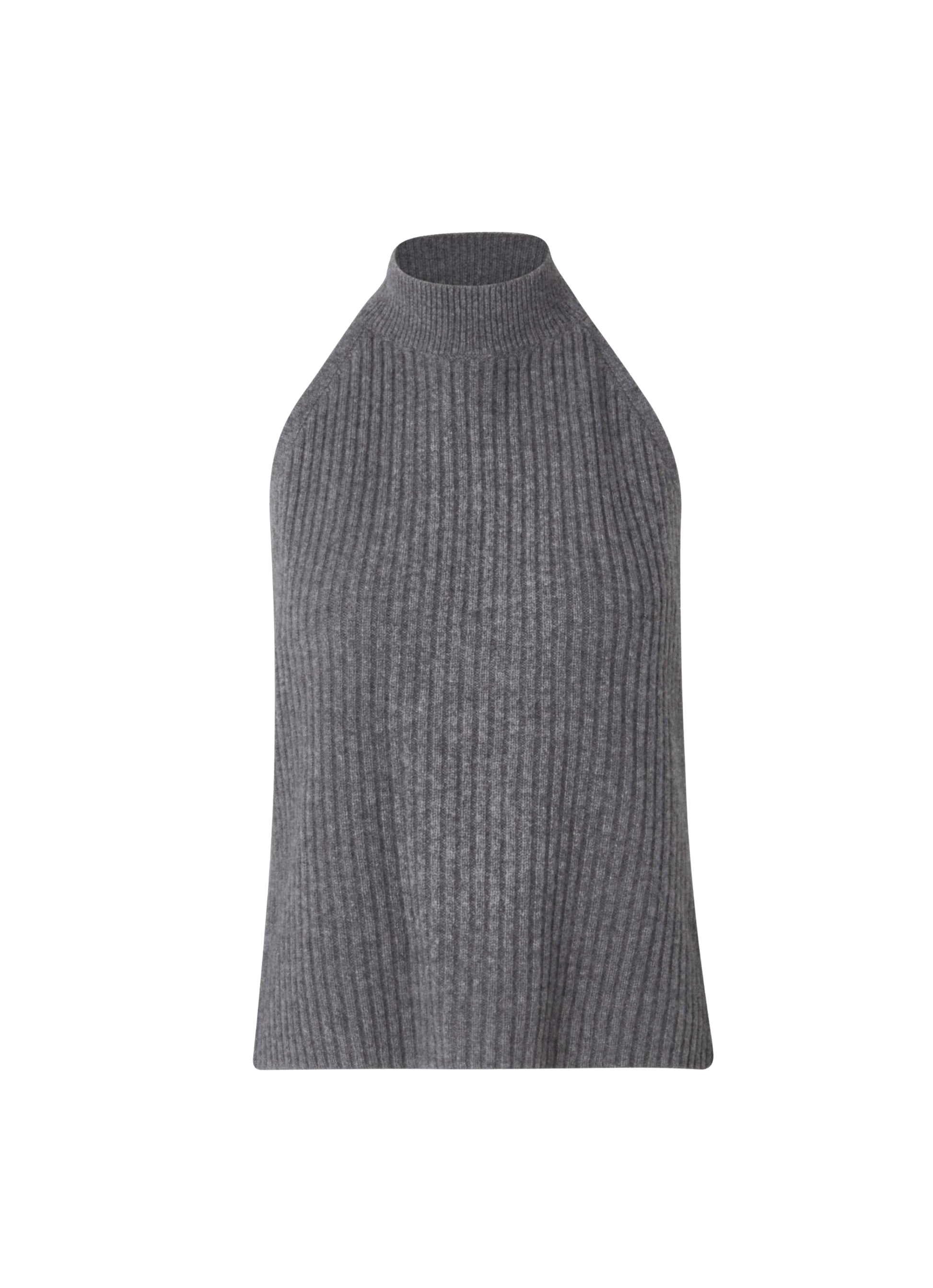 Cashmere halterneck grey made by CLOEYS