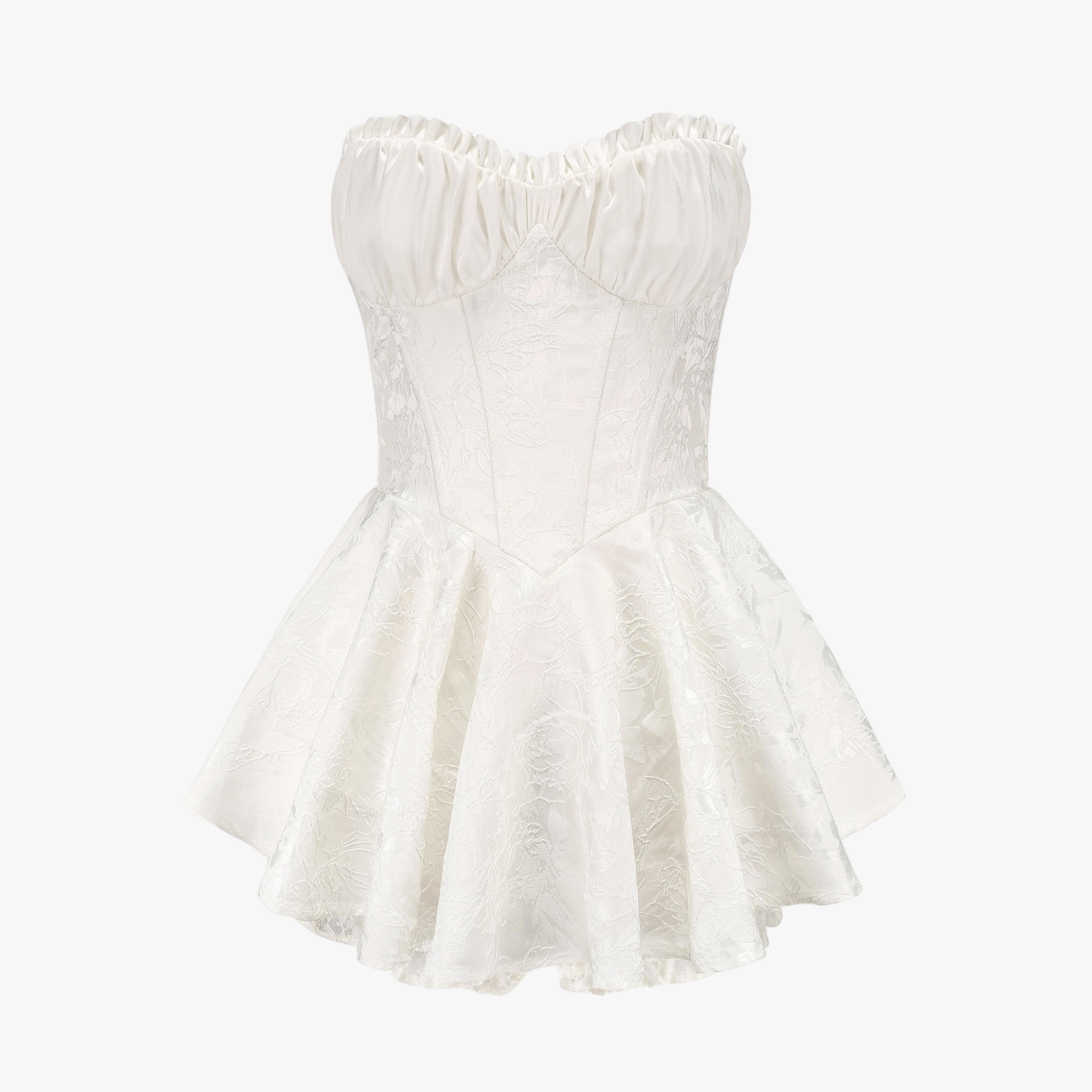 Airina Dress White in White made by Nana Jacqueline