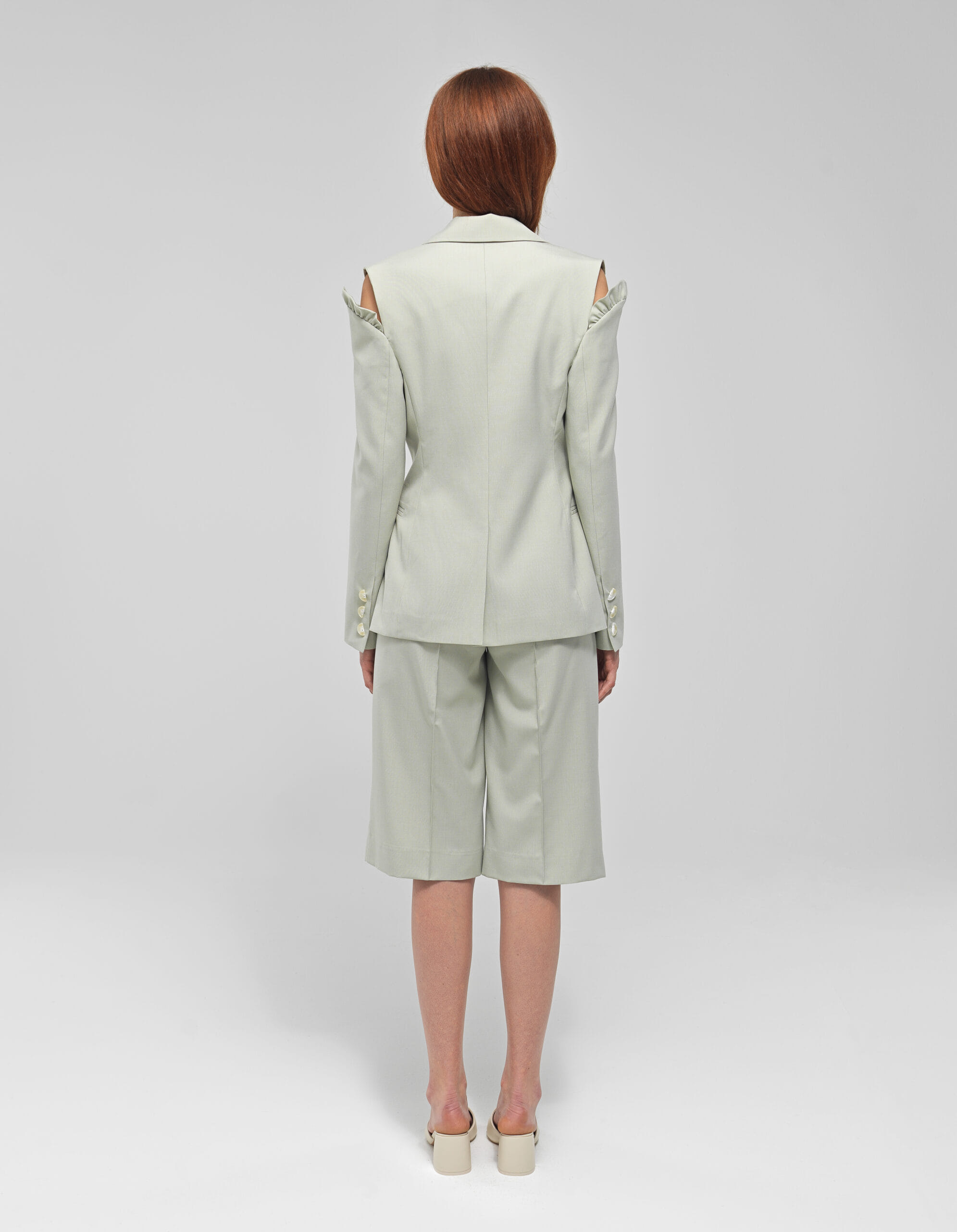 ASPEN Sage Green Short Pants made by MAET