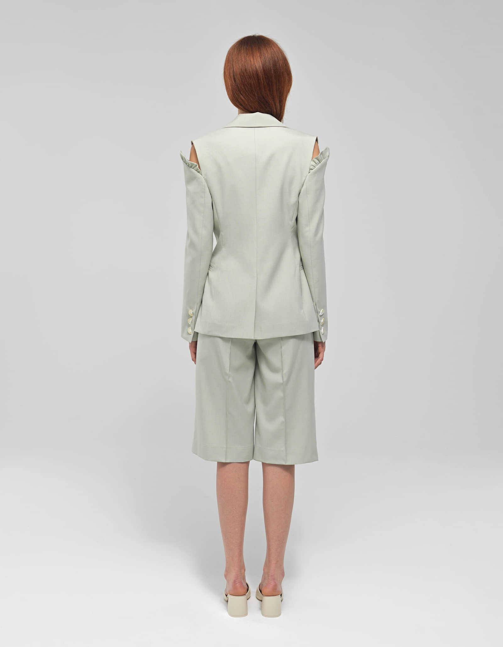 ASPEN Sage Green Short Pants made by MAET