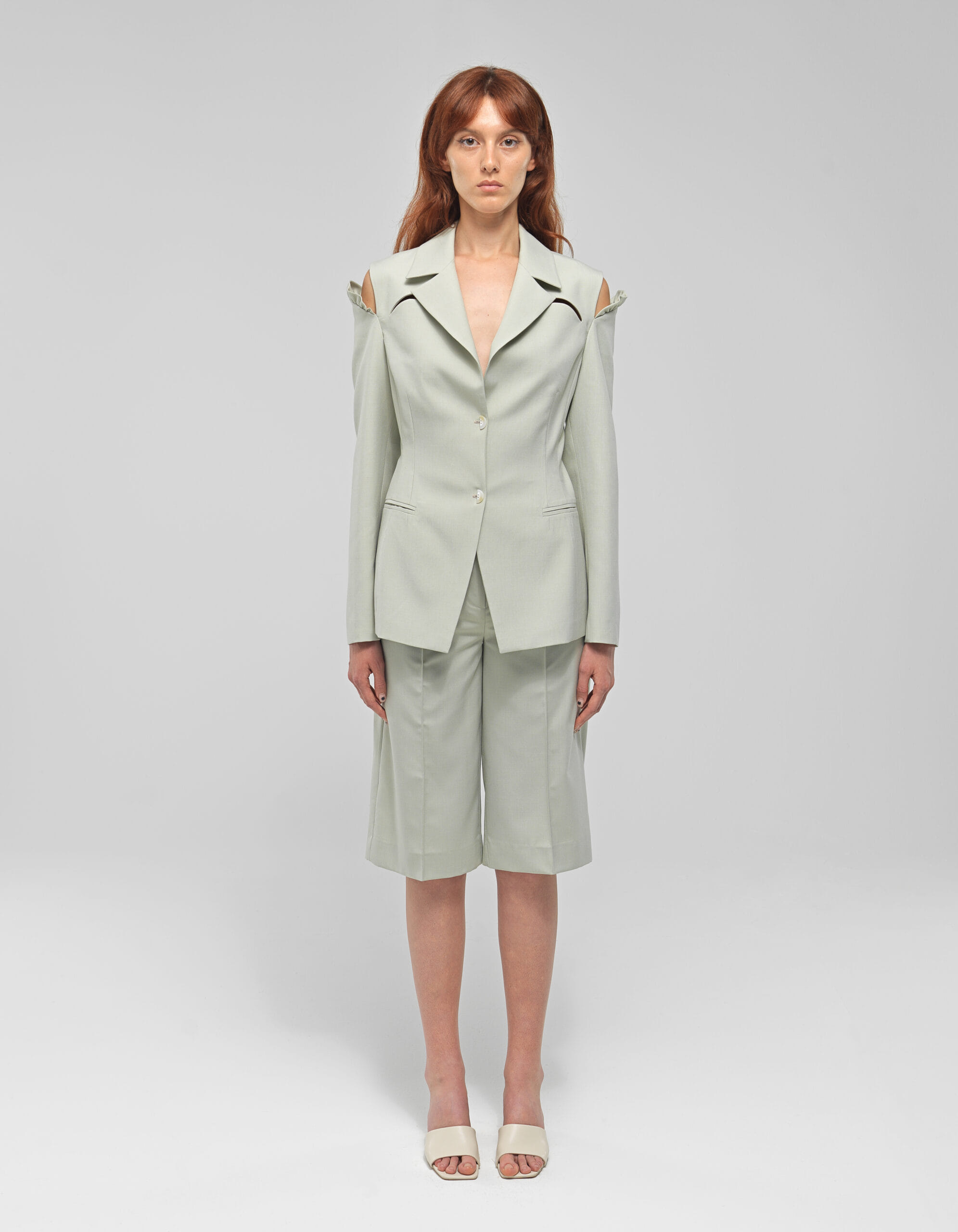 ASPEN Sage Green Short Pants made by MAET