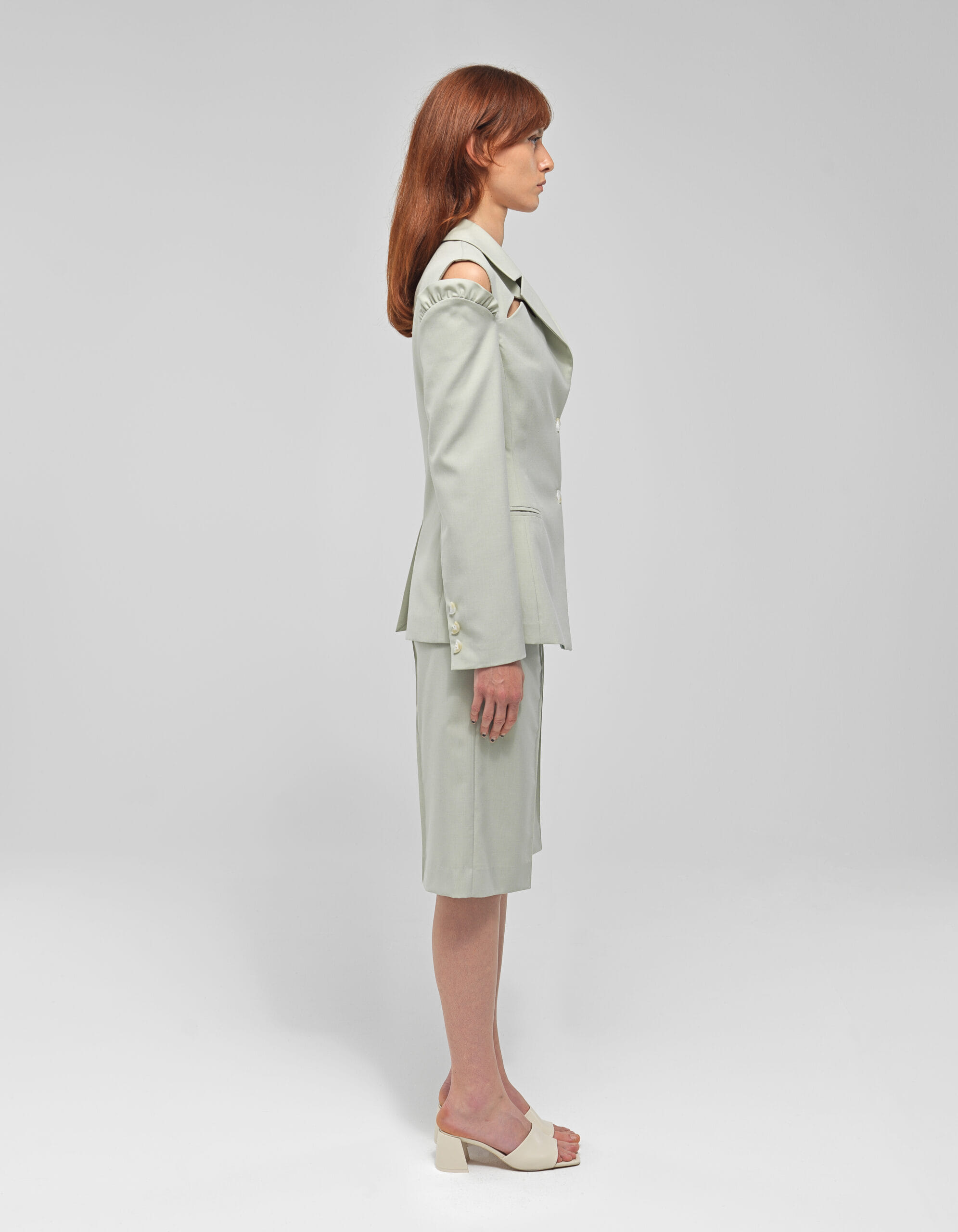 ASPEN Sage Green Short Pants made by MAET