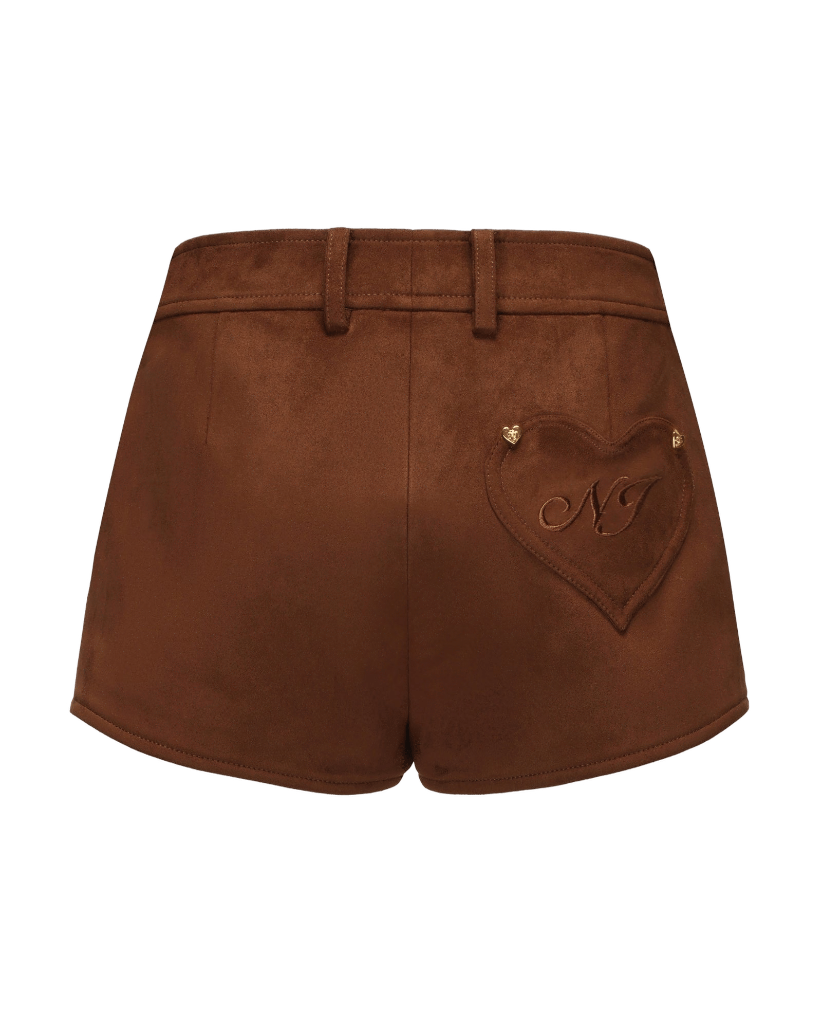 Sienna Suede Shorts (Brown) made by Nana Jacqueline