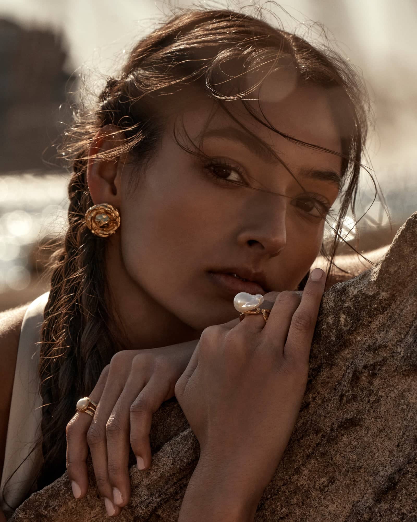 Suri Earrings made by Amber Sceats